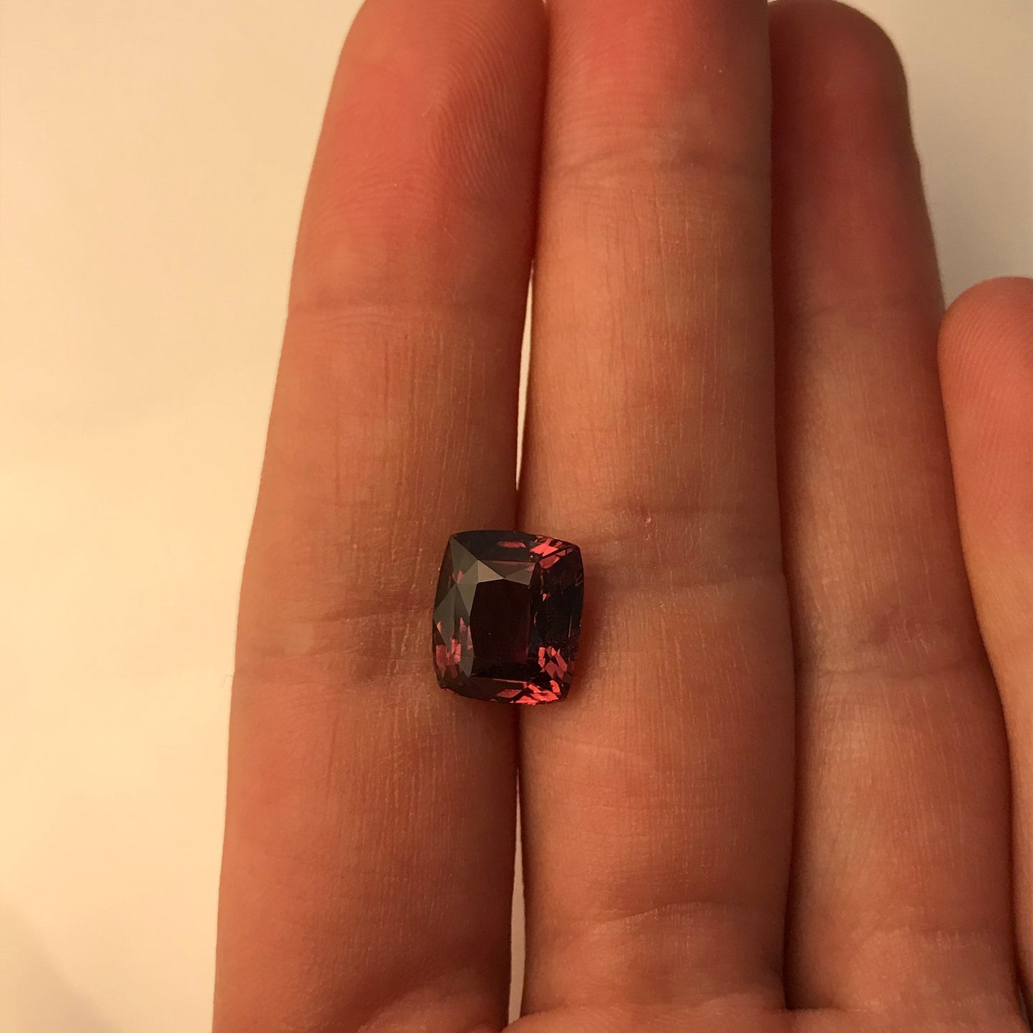 6 ct GIA Certified No Heat Natural Sapphire 10.5x9.2mm Fancy Sapphire Loose Faceted Cushion Cut Gemstone Gem, Tanzania Sapphire