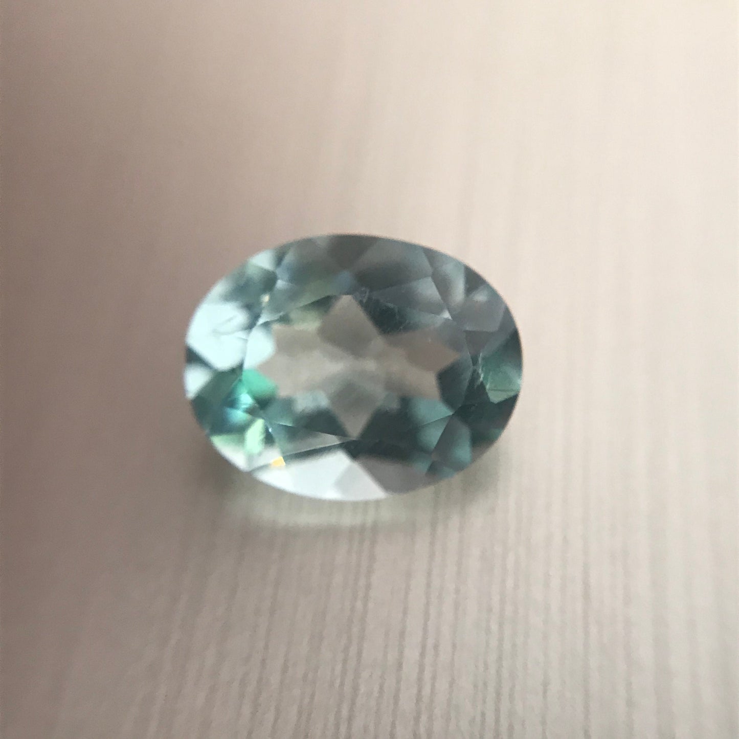 2.28 carat Light Blue Aquamarine 10x7.8mm Oval Cut, Unmounted Faceted Loose Gemstone