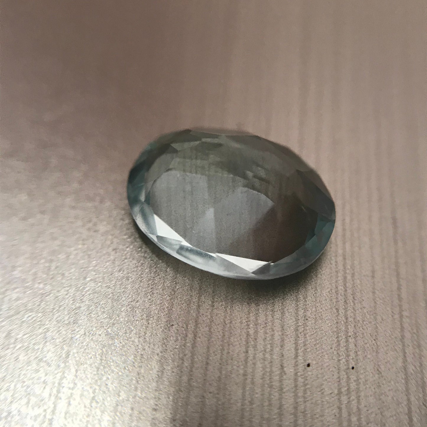 2.28 carat Light Blue Aquamarine 10x7.8mm Oval Cut, Unmounted Faceted Loose Gemstone