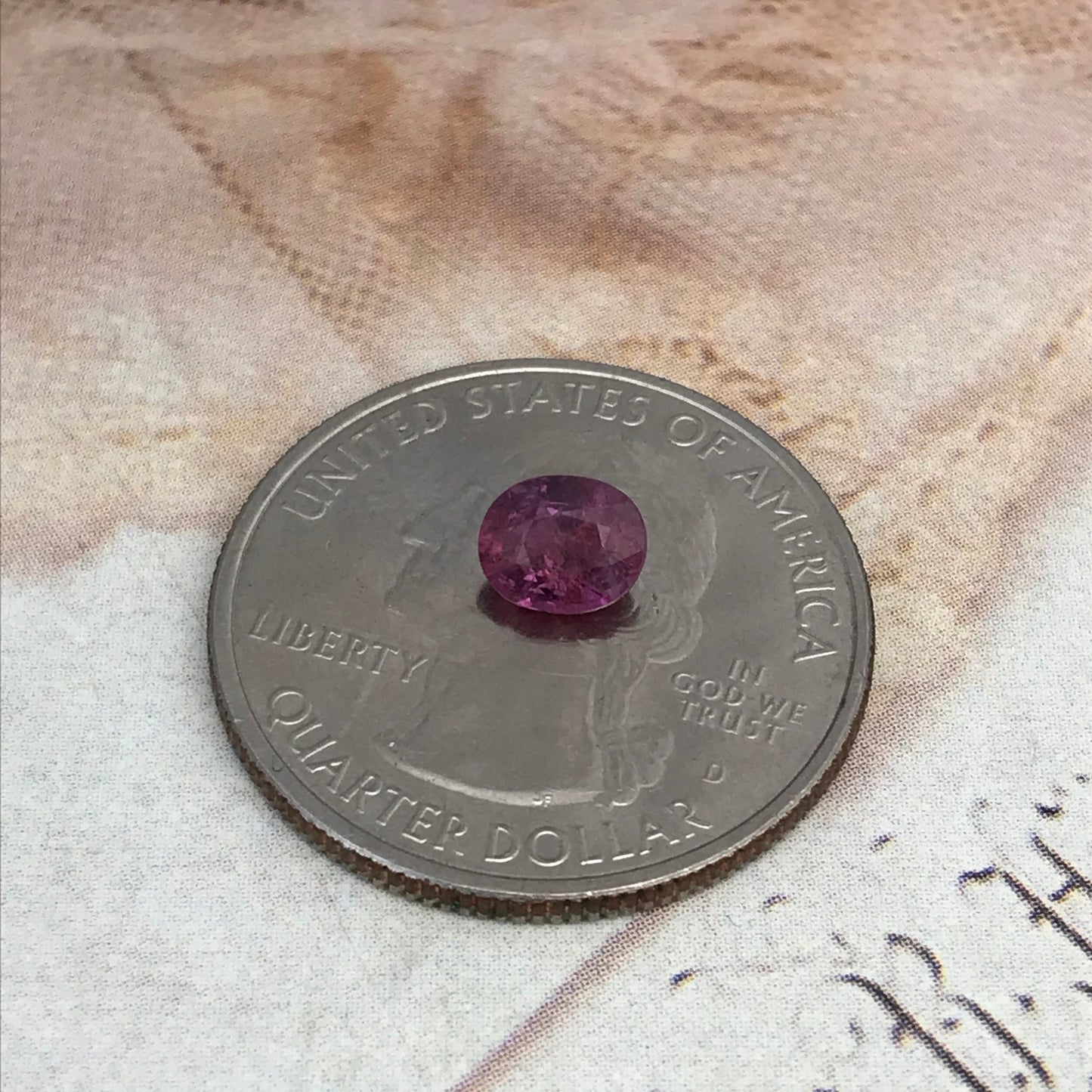 Natural Glass Filled Ruby 0.90 Carat 6x5 mm Oval Cut Gemstone Loose Faceted Corundum July Birthstone Treated Ruby