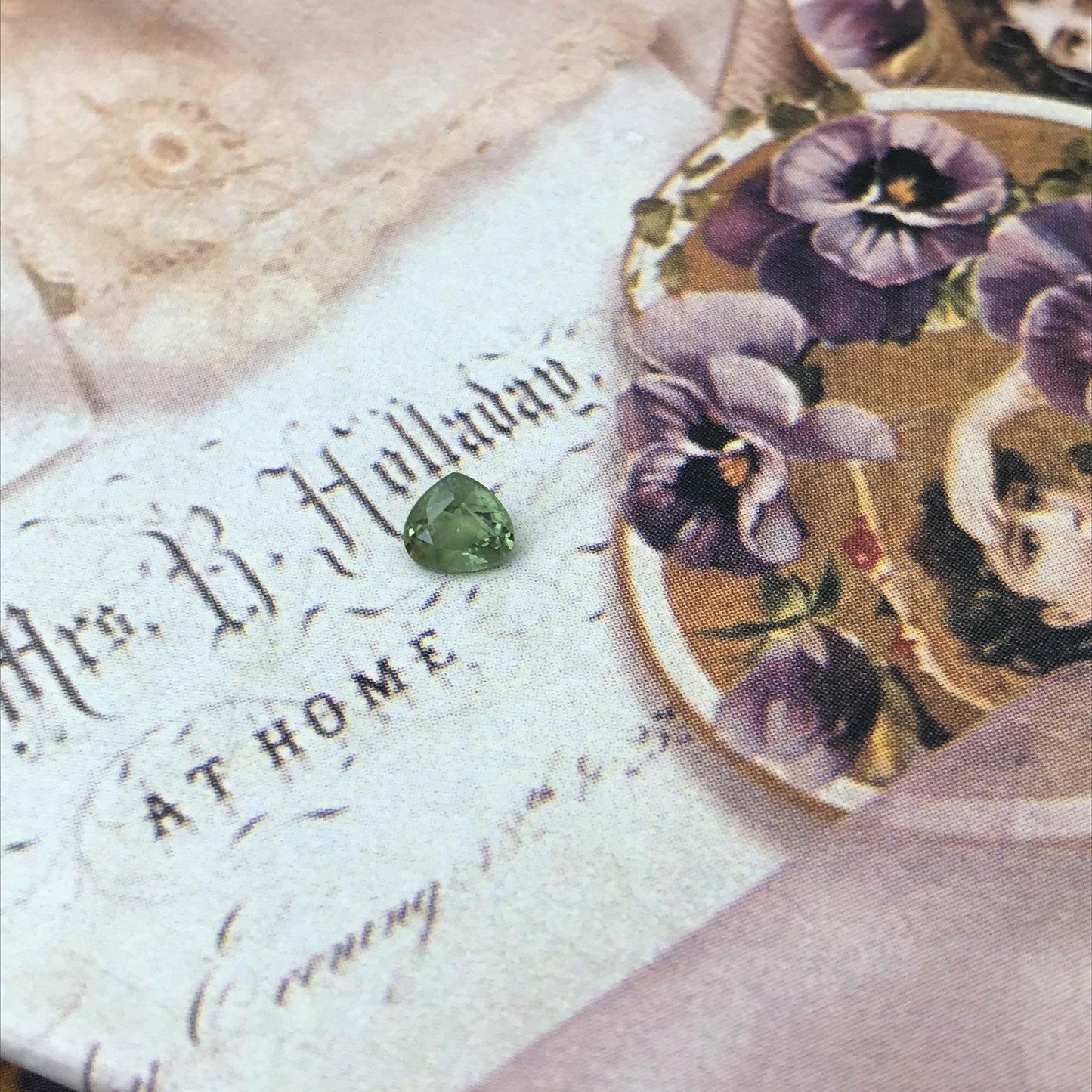 0.49 carat Natural Sapphire 5x4.5mm Fat Pear Cut Bluish Green Corundum Faceted Loose Unmounted Gemstone Earth Mined Genuine Stone