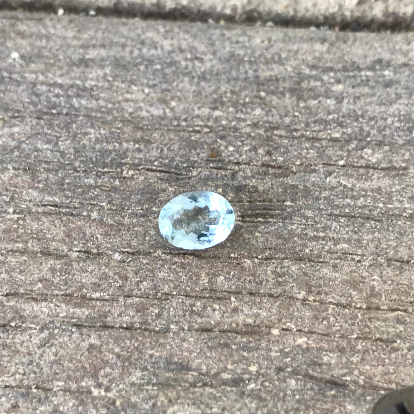 Blue Aquamarine 1.43 carat 9x7mm Brilliant Oval Cut, Unmounted Faceted Loose Gemstone for Jewelry Setting