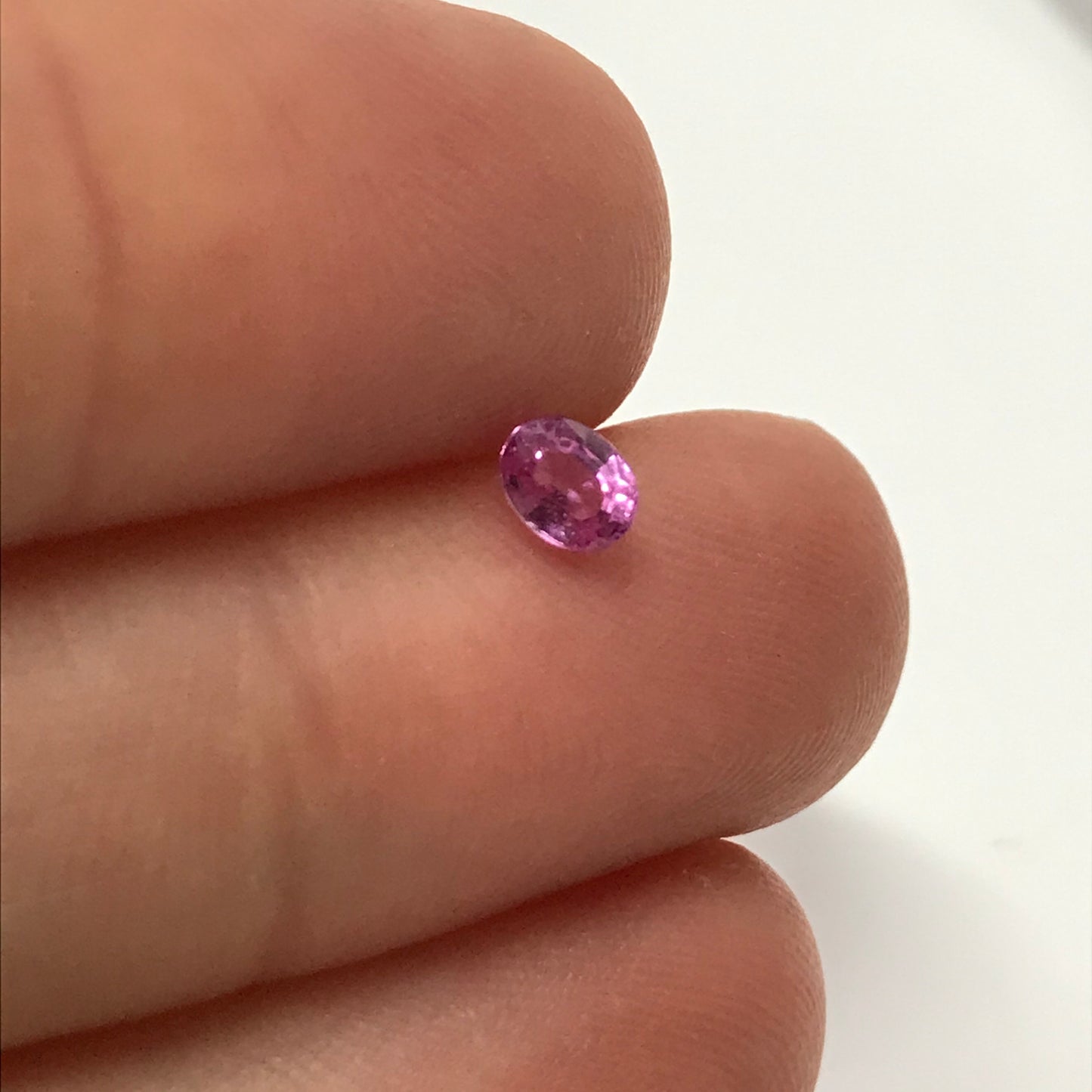 Pink Sapphire 0.33 carat 4.2x3.2mm Oval Cut, Natural Sapphire Heat Only, Faceted Loose Unmounted Gemstone for Jewelry Setting
