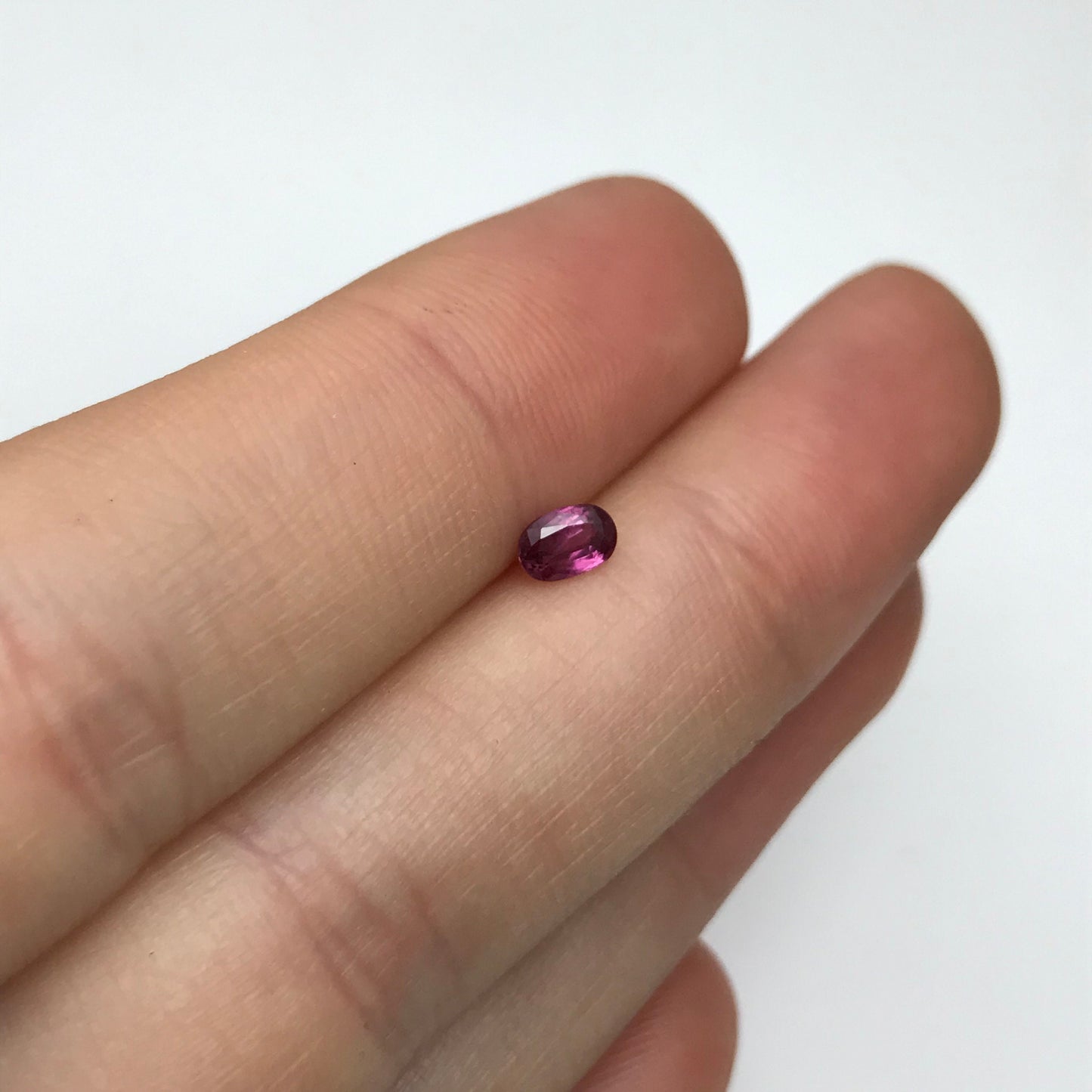 Natural Ruby 0.35 Carat 4.7x3mm Oval Cut, Heated Thai Ruby, Unmounted Faceted Loose Gemstone, July Birthstone