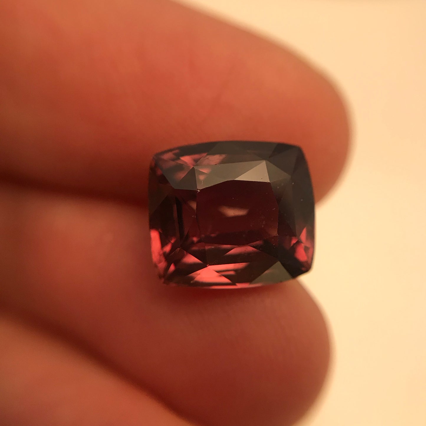 6 ct GIA Certified No Heat Natural Sapphire 10.5x9.2mm Fancy Sapphire Loose Faceted Cushion Cut Gemstone Gem, Tanzania Sapphire