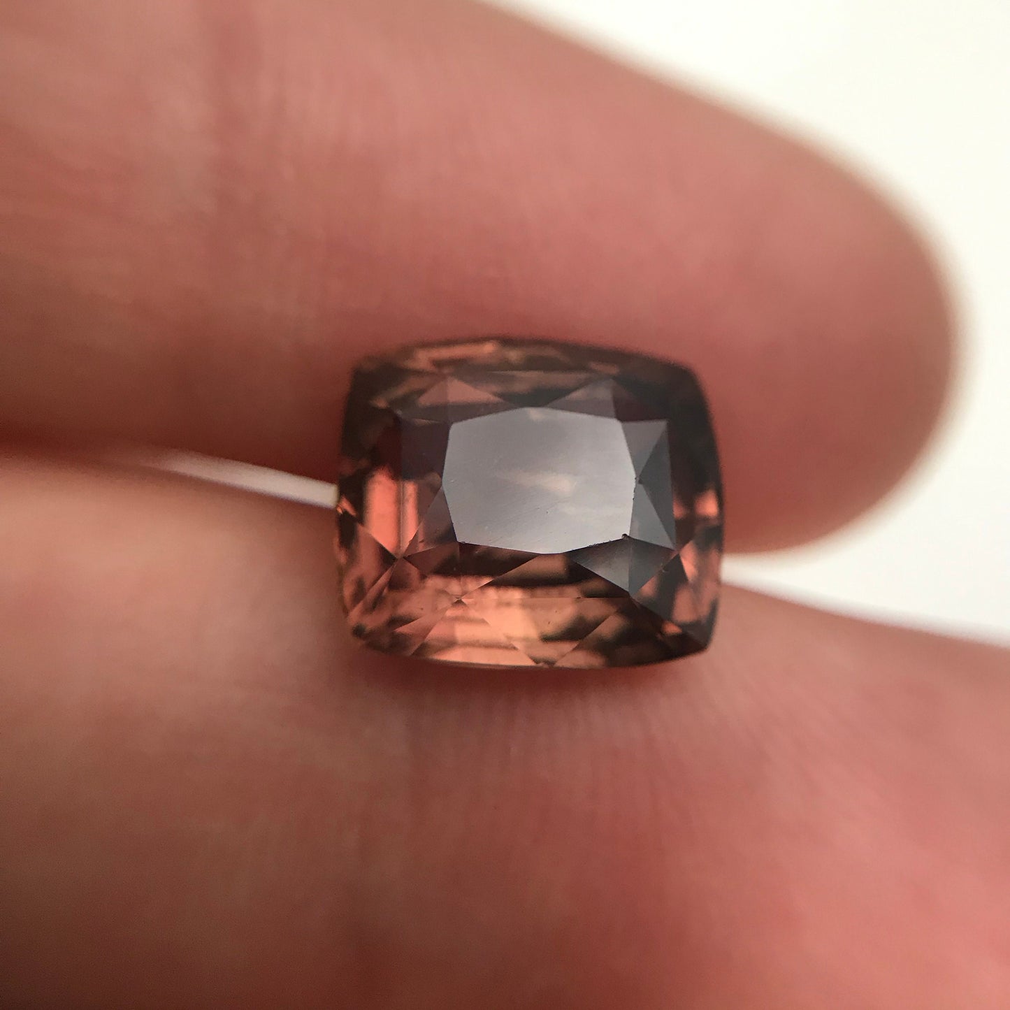 6 ct GIA Certified No Heat Natural Sapphire 10.5x9.2mm Fancy Sapphire Loose Faceted Cushion Cut Gemstone Gem, Tanzania Sapphire