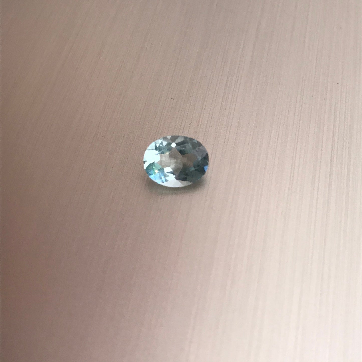 2.28 carat Light Blue Aquamarine 10x7.8mm Oval Cut, Unmounted Faceted Loose Gemstone