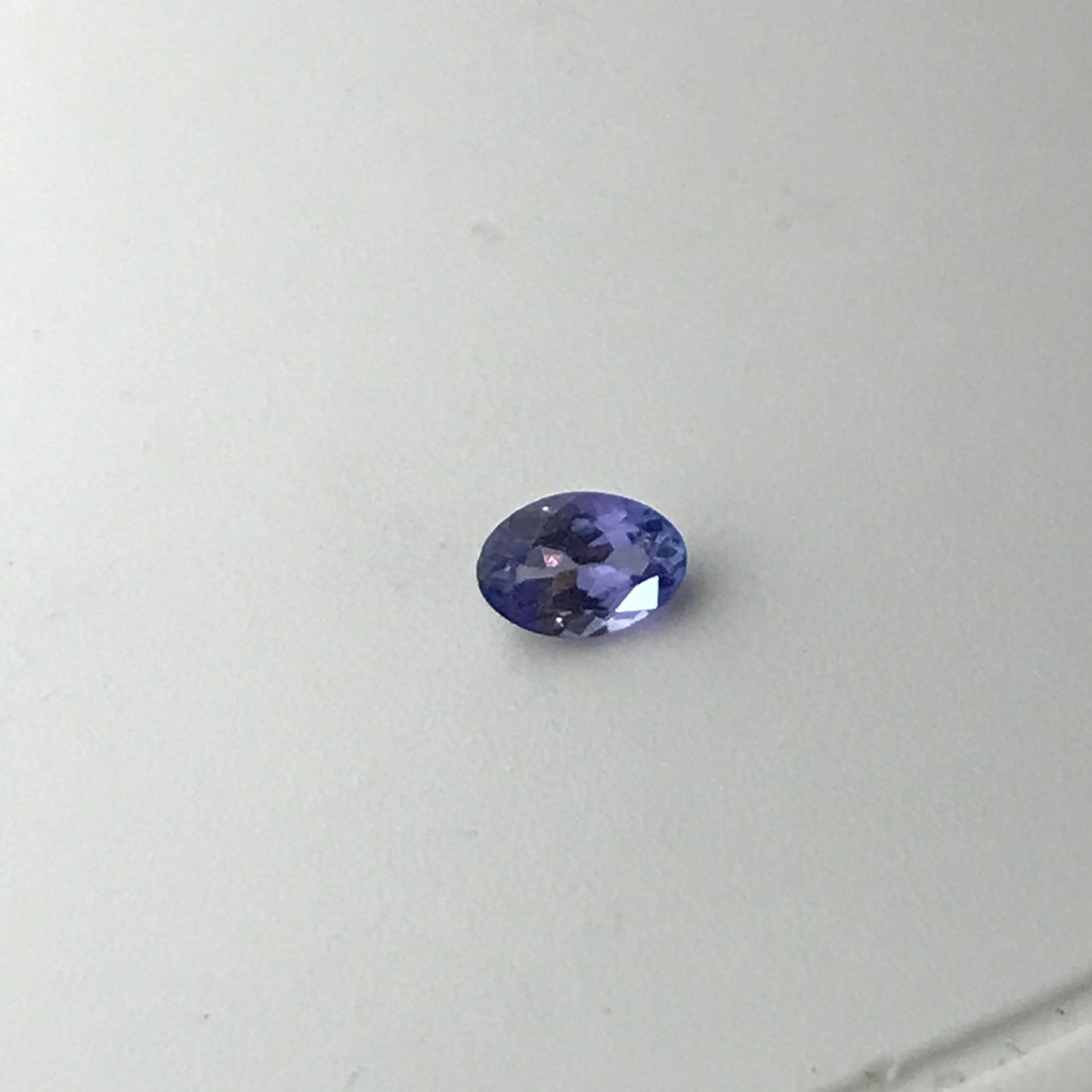 0.54 carat Violet Blue Tanzanite 6.3x4.3 mm Oval Cut, Faceted Loose Gemstone