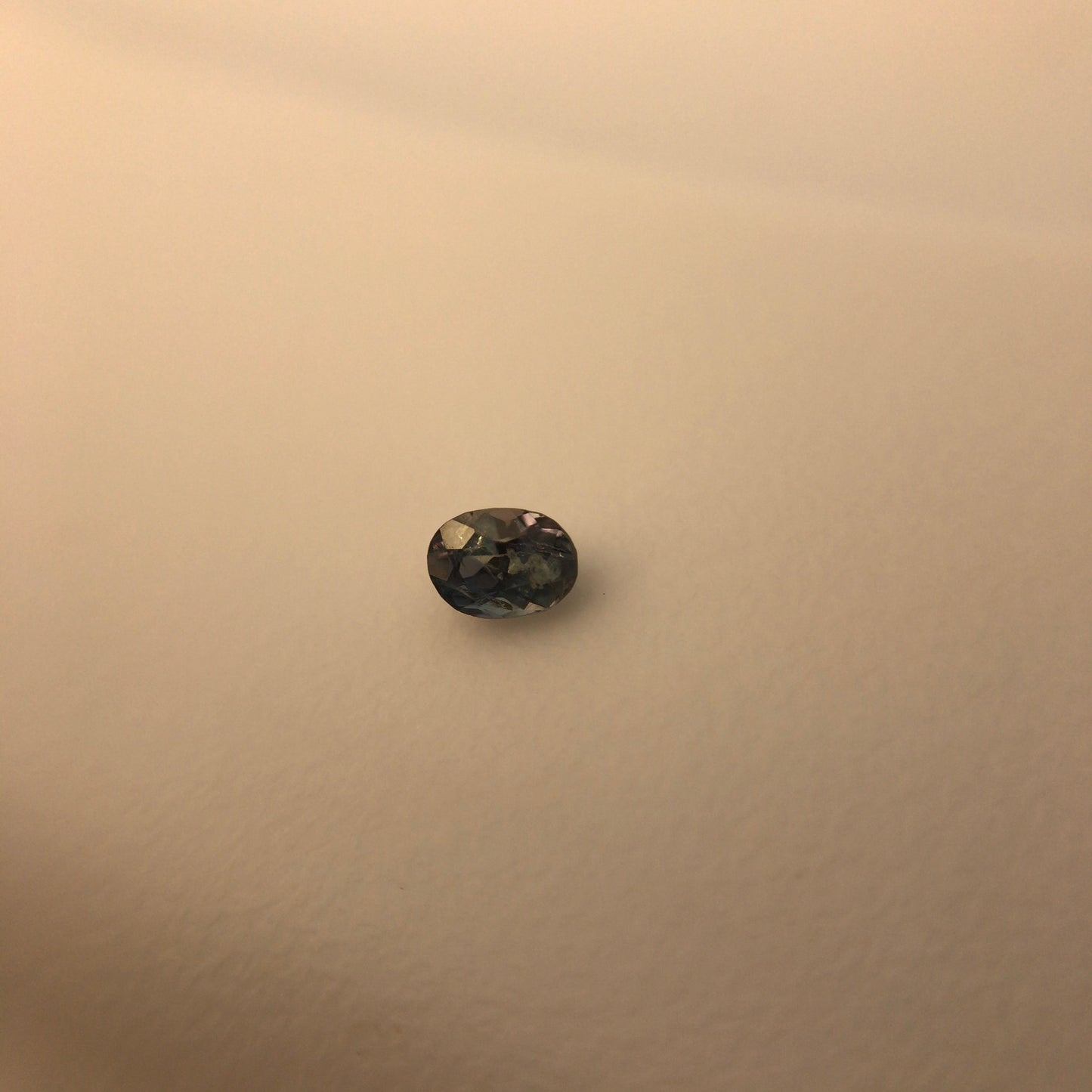 0.16 carat Natural Alexandrite Chrysoberyl 3.4x2.5mm Oval Cut Purple Green Loose Real Gemstone Faceted Gem US Seller