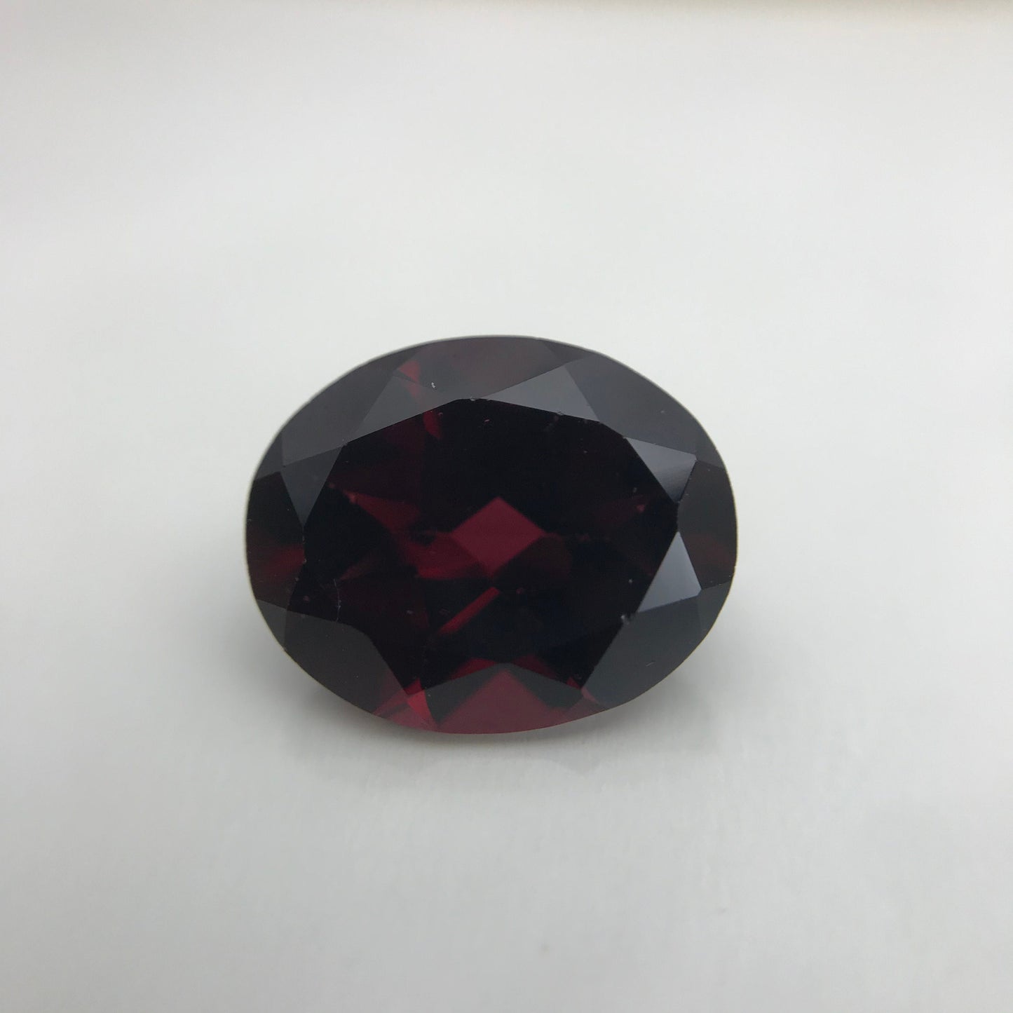 Dark Red Garnet 4.55 Carat 10.9x8.8mm Oval Cut