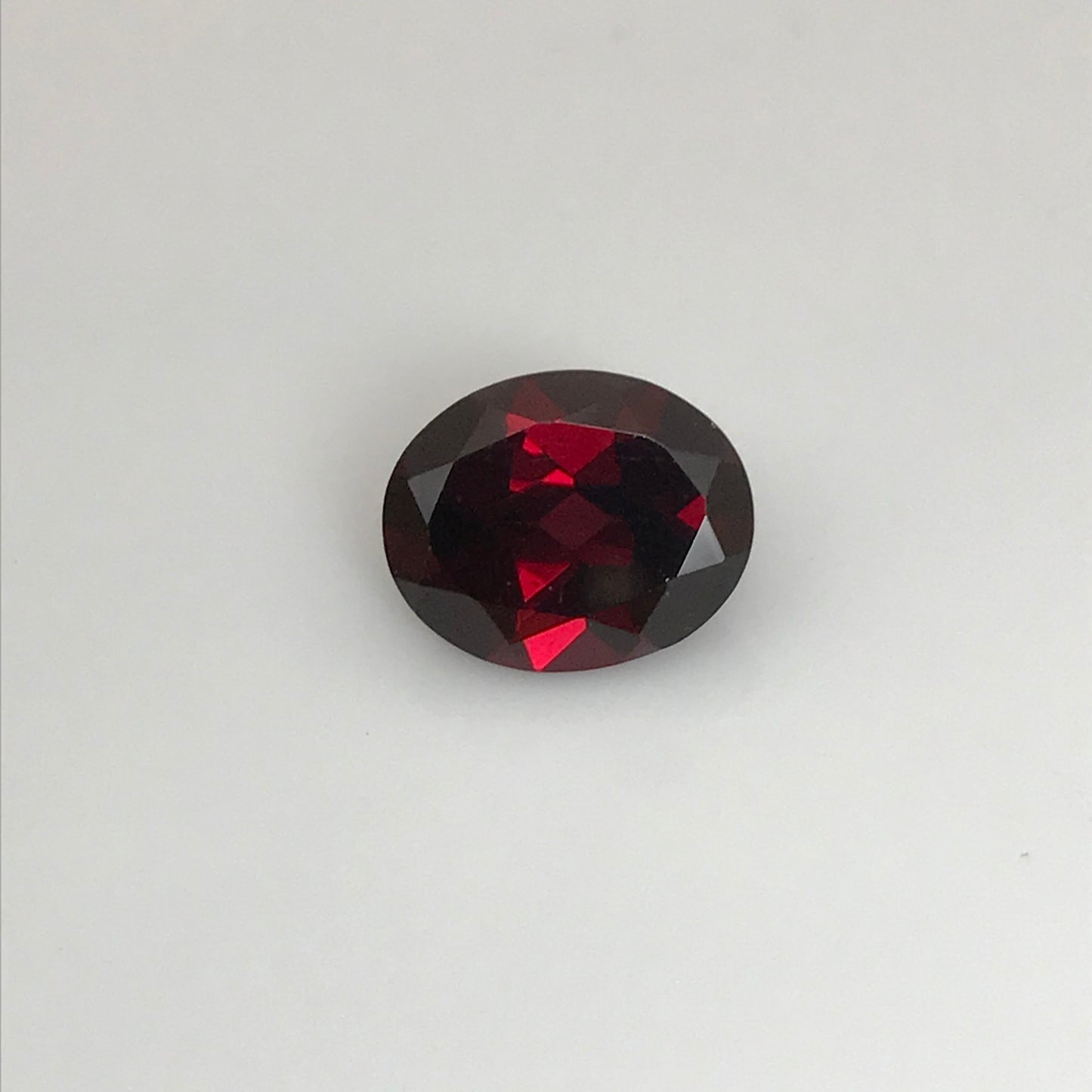 Dark Red Garnet 4.55 Carat 10.9x8.8mm Oval Cut