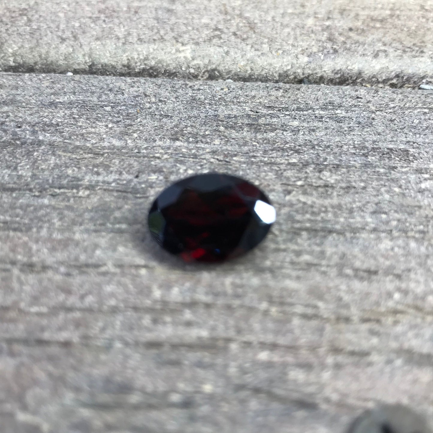Dark Red Garnet 7.03 Carat 14x10mm Oval Cut
