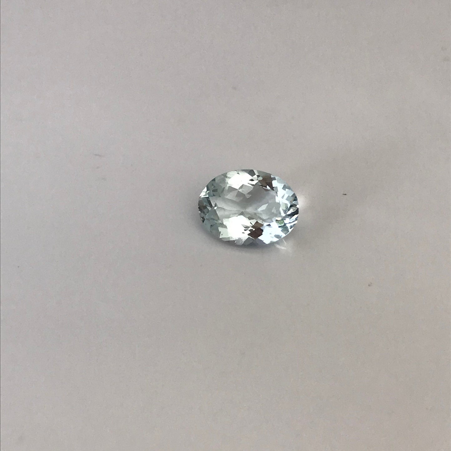 Blue Aquamarine 1.43 carat 9x7mm Brilliant Oval Cut, Unmounted Faceted Loose Gemstone for Jewelry Setting