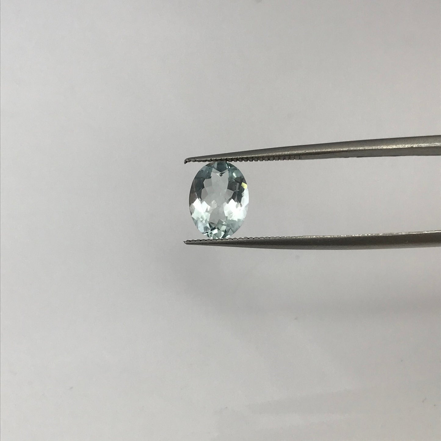 Blue Aquamarine 1.43 carat 9x7mm Brilliant Oval Cut, Unmounted Faceted Loose Gemstone for Jewelry Setting