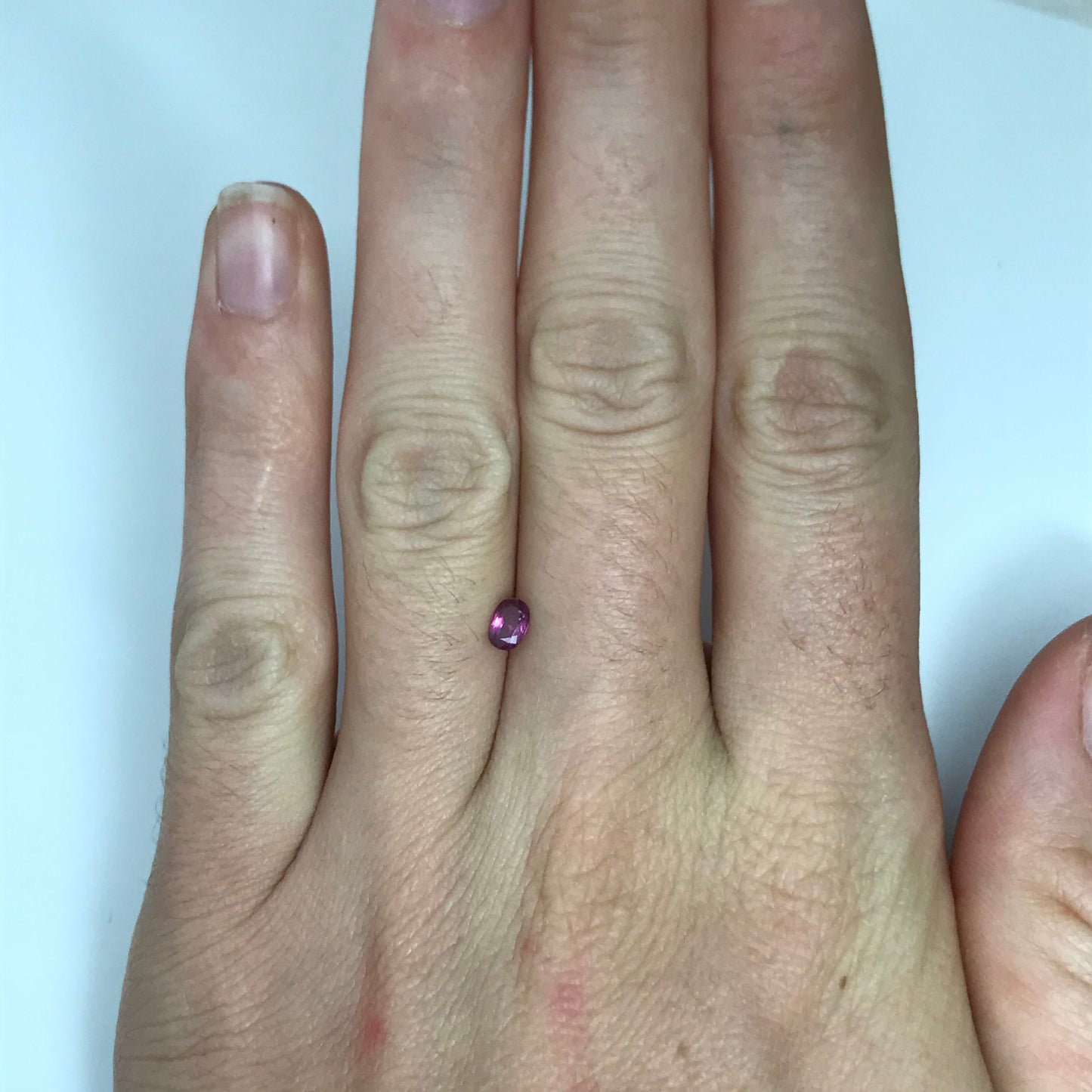 Natural Ruby 0.35 Carat 4.7x3mm Oval Cut, Heated Thai Ruby, Unmounted Faceted Loose Gemstone, July Birthstone