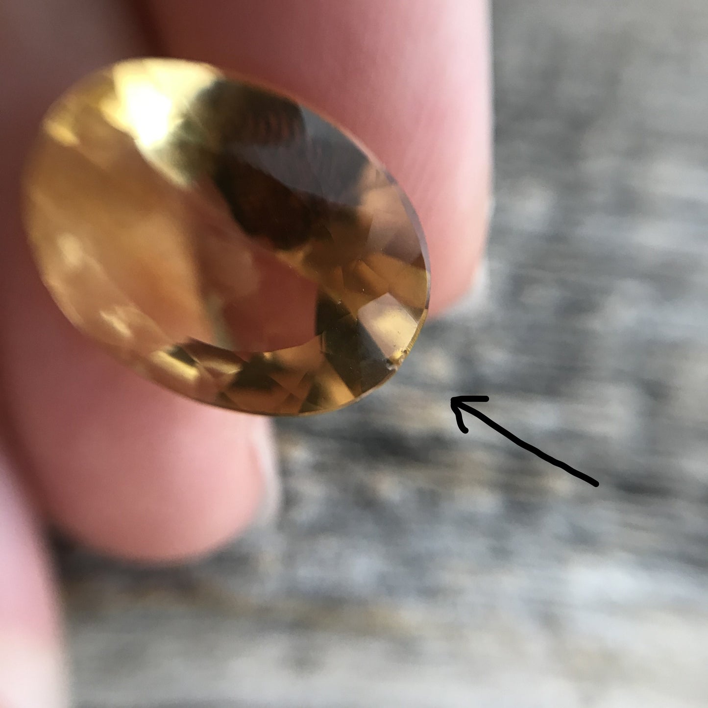 16x12mm Orangey Yellow Citrine 6.29 cts Oval cut, Reclaimed/Recycled Gemstone Loose Faceted November Birthstone US Seller, Quartz