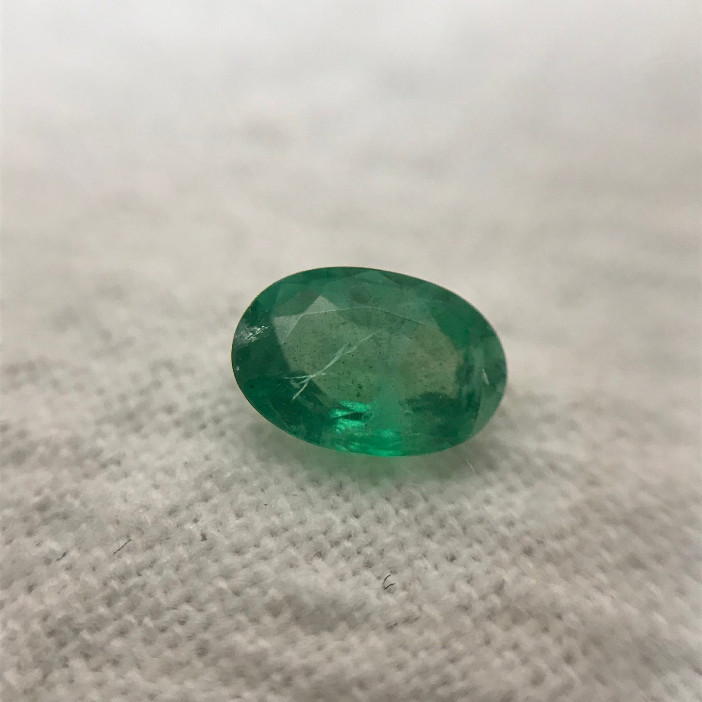 0.42cts Natural Emerald 6x4mm Oval Cut Faceted Gem Precious Gemstone Loose Recycled Gemstone