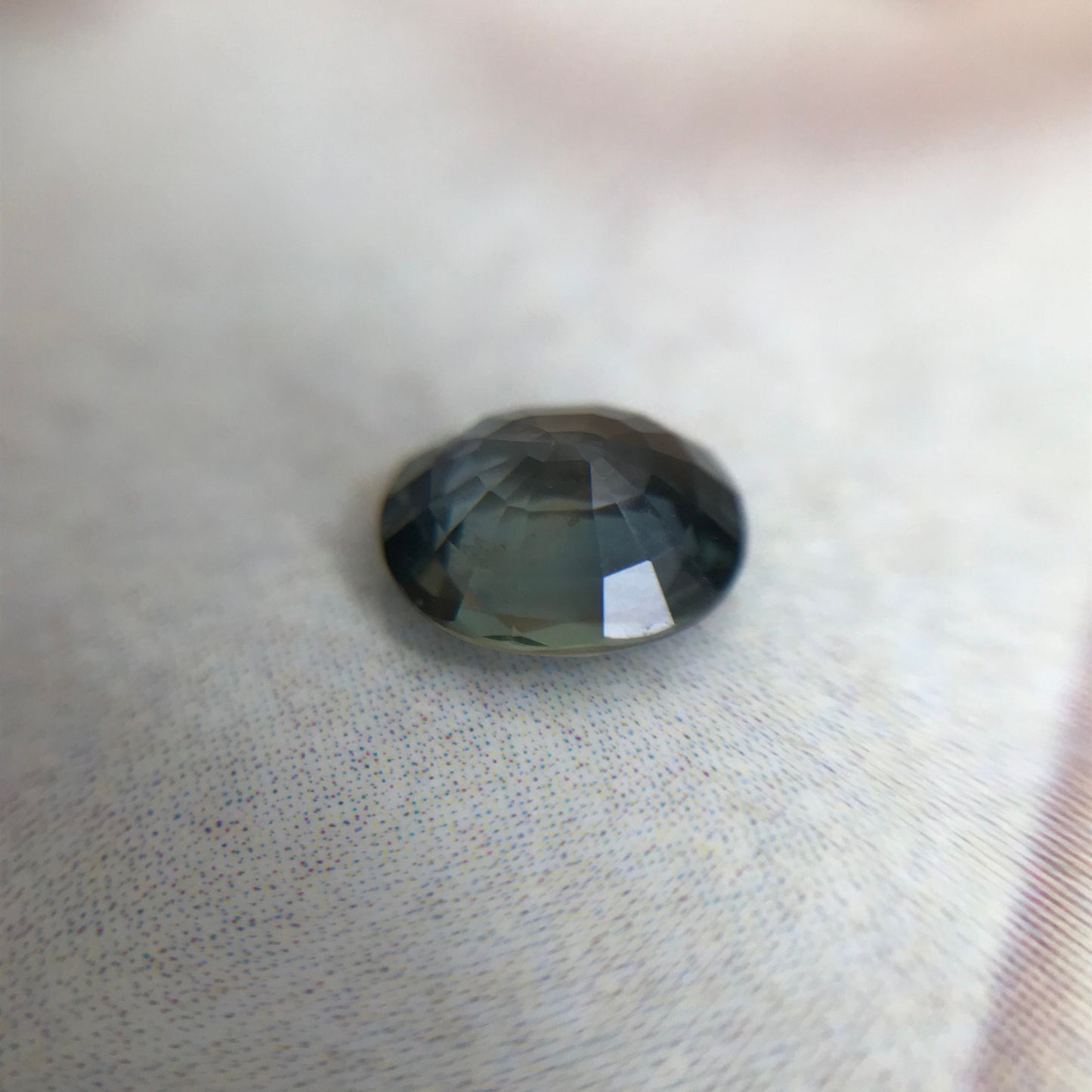 Color Change Natural Sapphire 6.4x5.4mm Oval 0.96 Carat - Blue Purple to Blue Green Gemstone - Corundum Gem Faceted Loose Unmounted