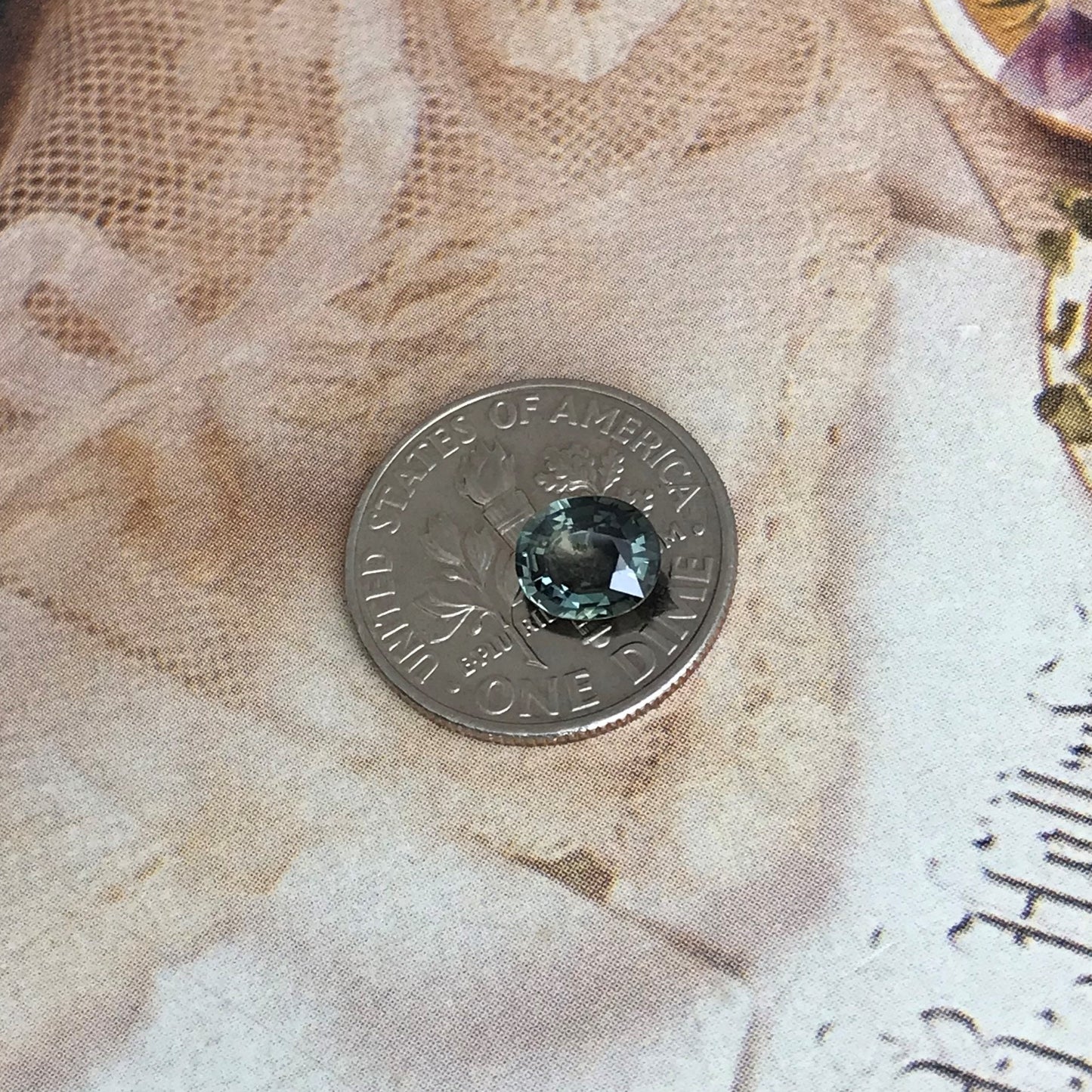 Color Change Natural Sapphire 6.4x5.4mm Oval 0.96 Carat - Blue Purple to Blue Green Gemstone - Corundum Gem Faceted Loose Unmounted