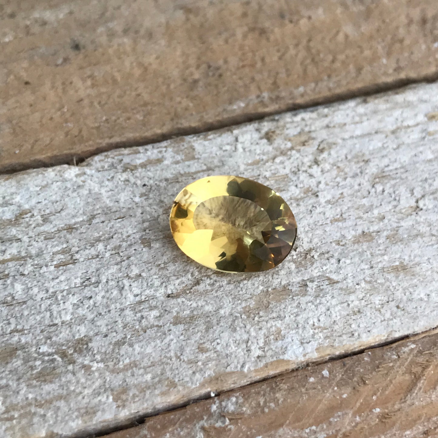 16x12mm Orangey Yellow Citrine 6.29 cts Oval cut, Reclaimed/Recycled Gemstone Loose Faceted November Birthstone US Seller, Quartz