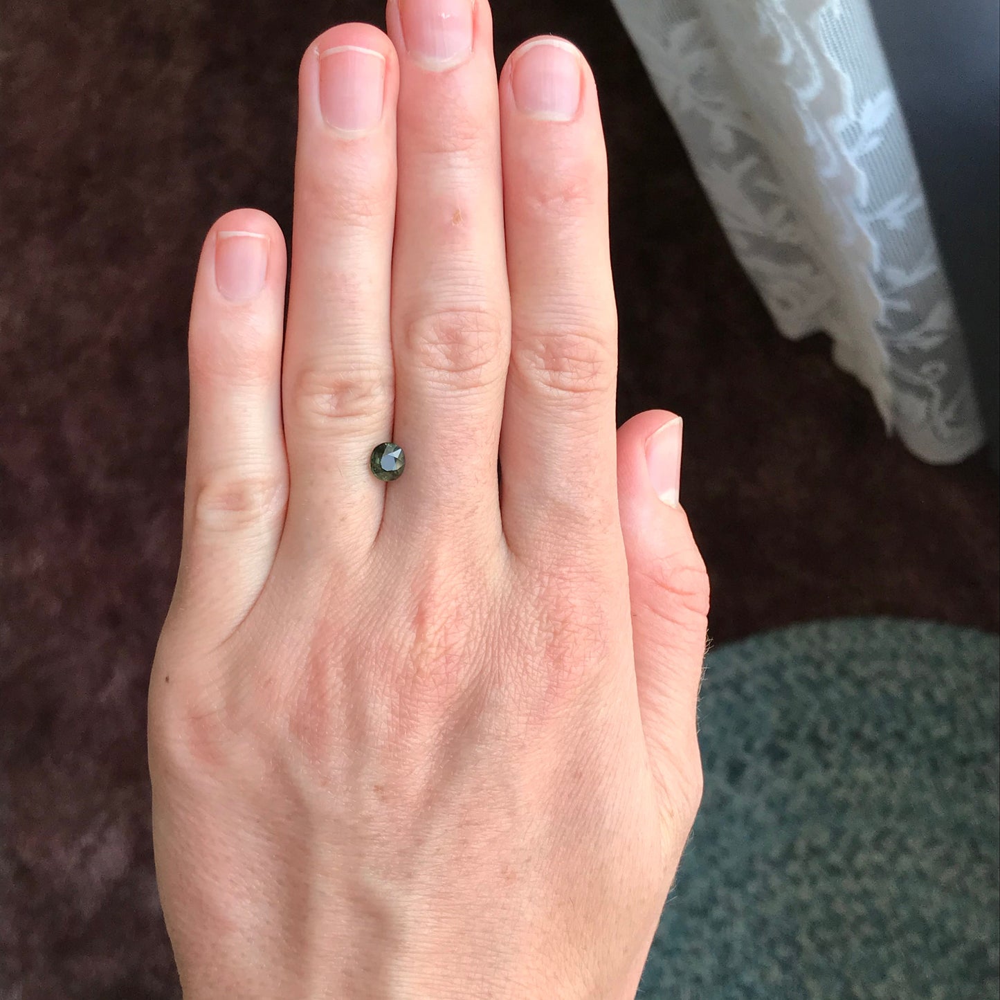 Natural Green Sapphire 5.6x5mm 1 Carat Oval Corundum Faceted Gem Loose Unmounted Green Gemstone