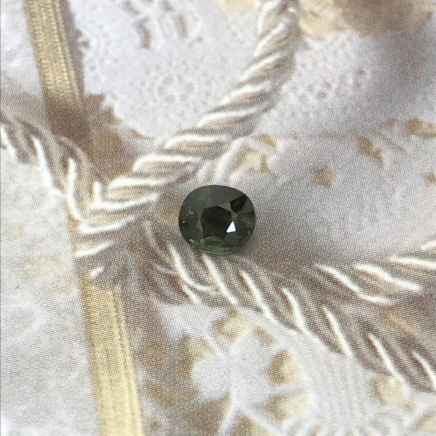 Natural Green Sapphire 5.6x5mm 1 Carat Oval Corundum Faceted Gem Loose Unmounted Green Gemstone