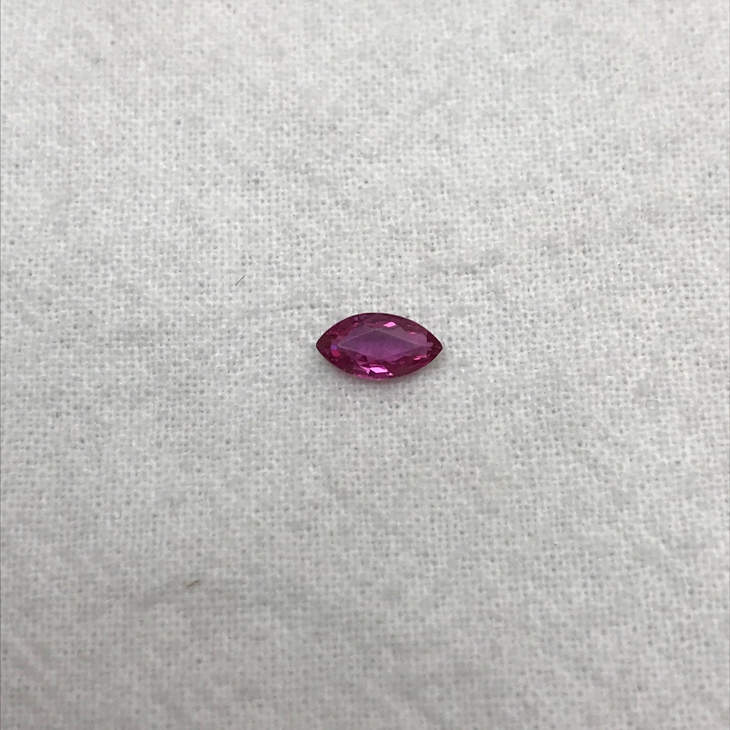 Marquise Natural Ruby 0.41 Carat, 6.5x3.5mm Gemstone, Loose Faceted July Birthstone Heated Pink Red Ruby