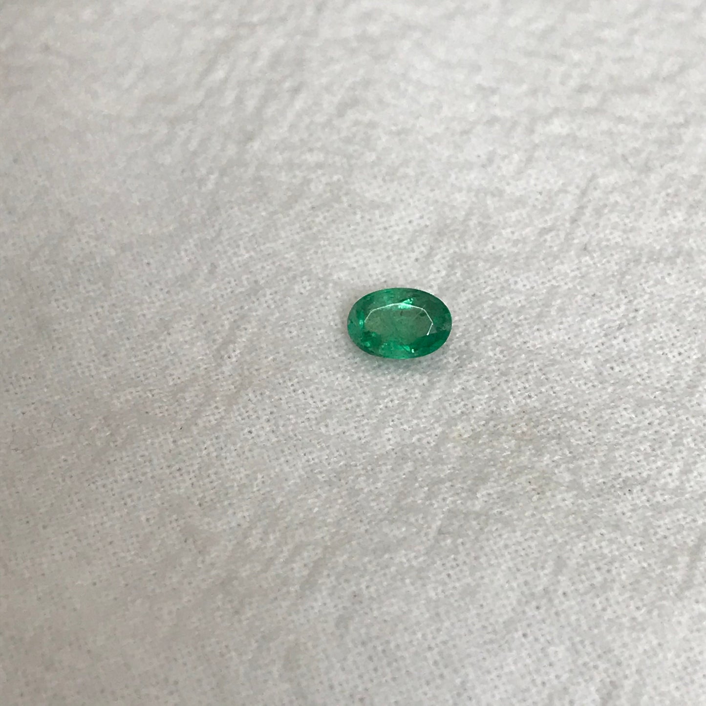 0.42cts Natural Emerald 6x4mm Oval Cut Faceted Gem Precious Gemstone Loose Recycled Gemstone