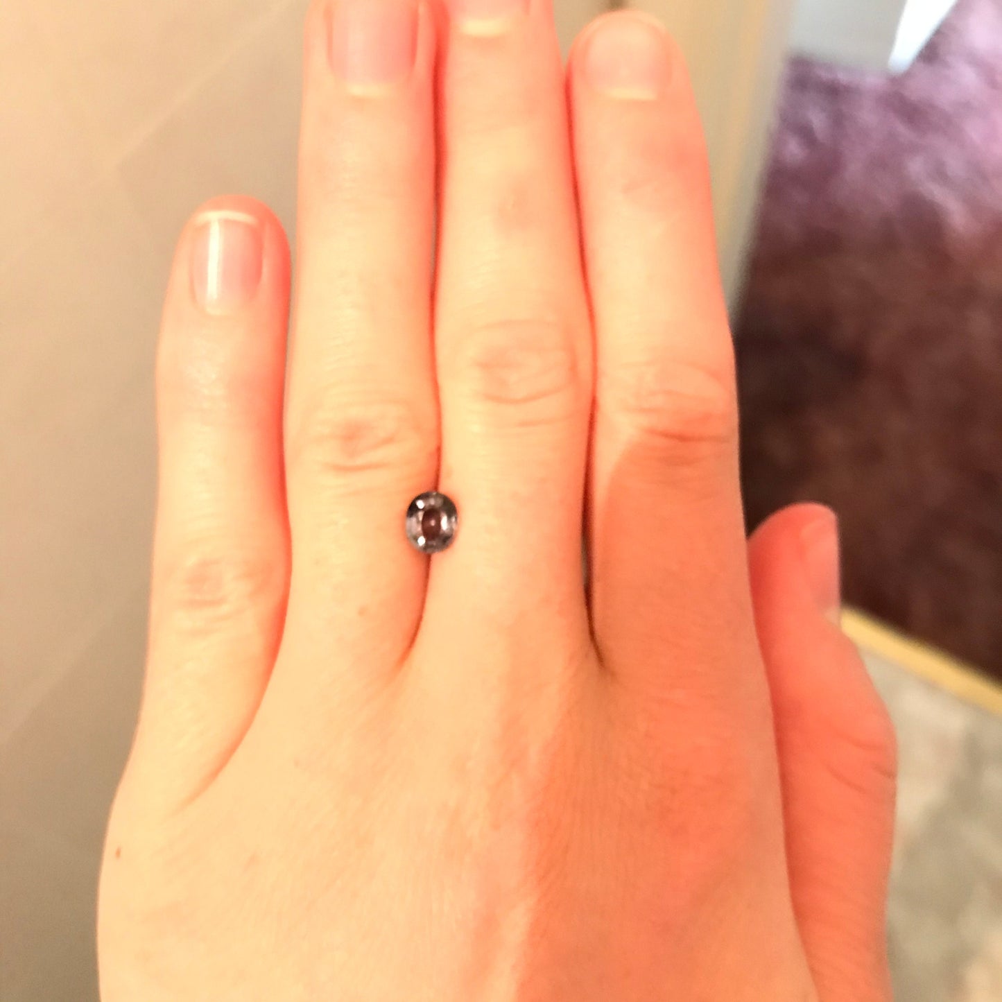 Color Change Natural Sapphire 6.4x5.4mm Oval 0.96 Carat - Blue Purple to Blue Green Gemstone - Corundum Gem Faceted Loose Unmounted