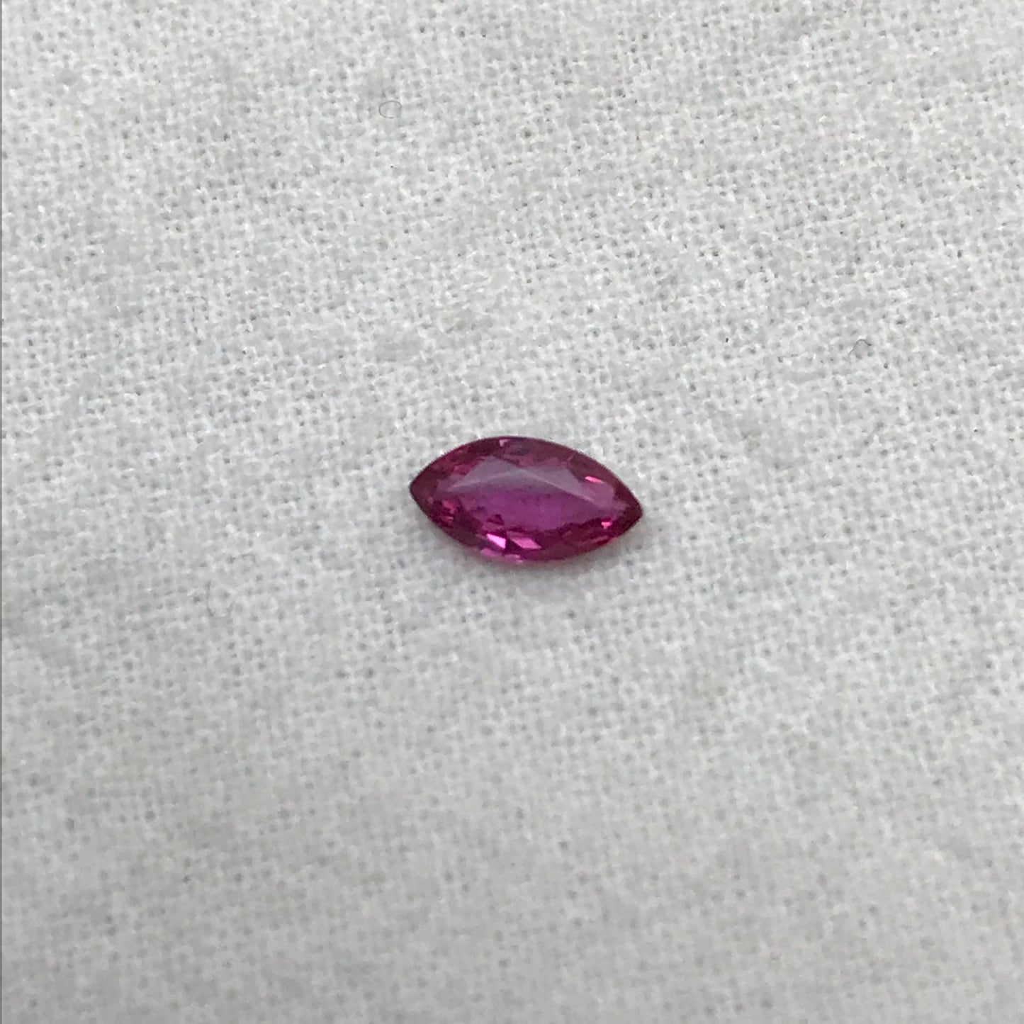 Marquise Natural Ruby 0.41 Carat, 6.5x3.5mm Gemstone, Loose Faceted July Birthstone Heated Pink Red Ruby