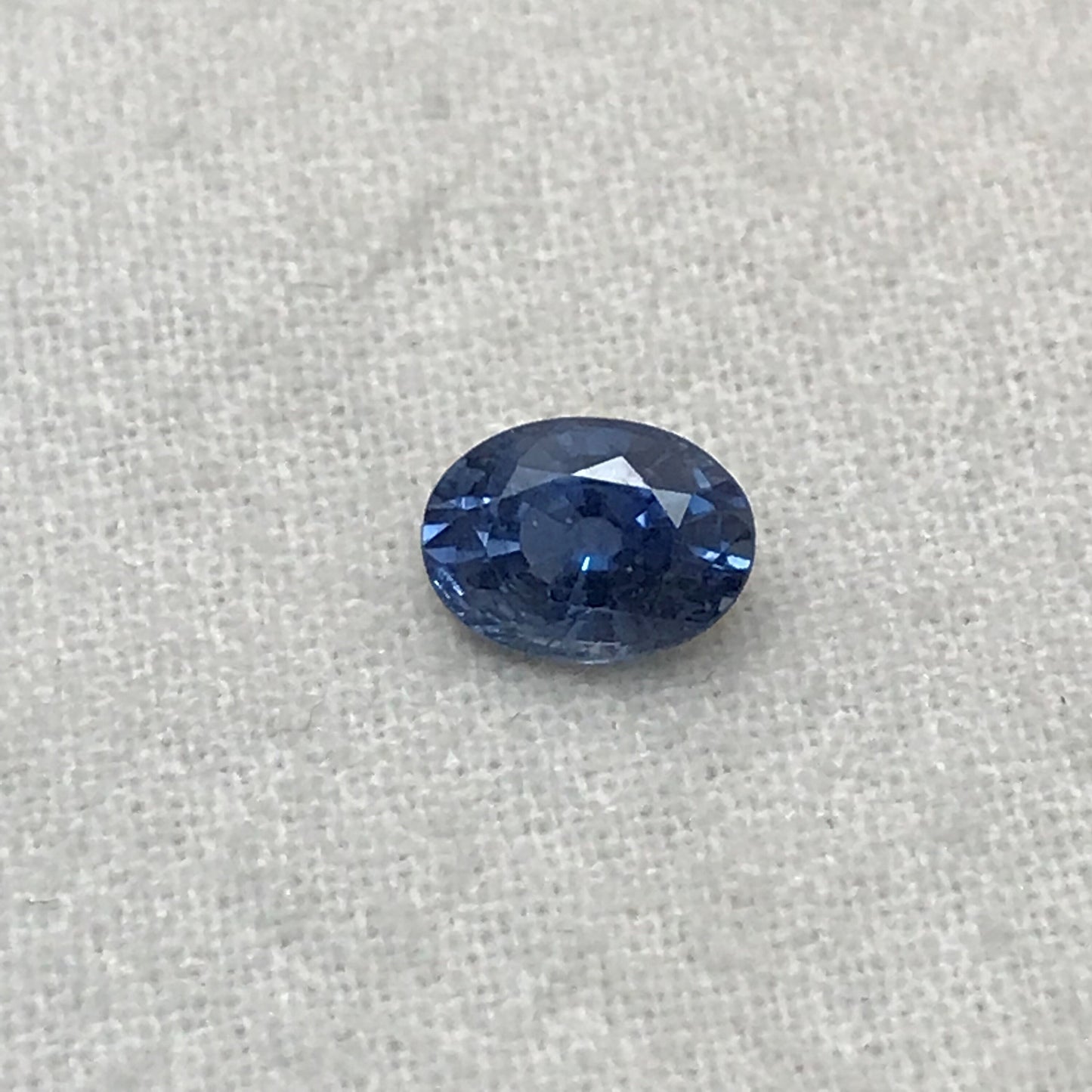 7x5mm Natural Blue Sapphire 1.14 Carats Oval Corundum Light Medium Blue Gem Faceted Loose Gemstone