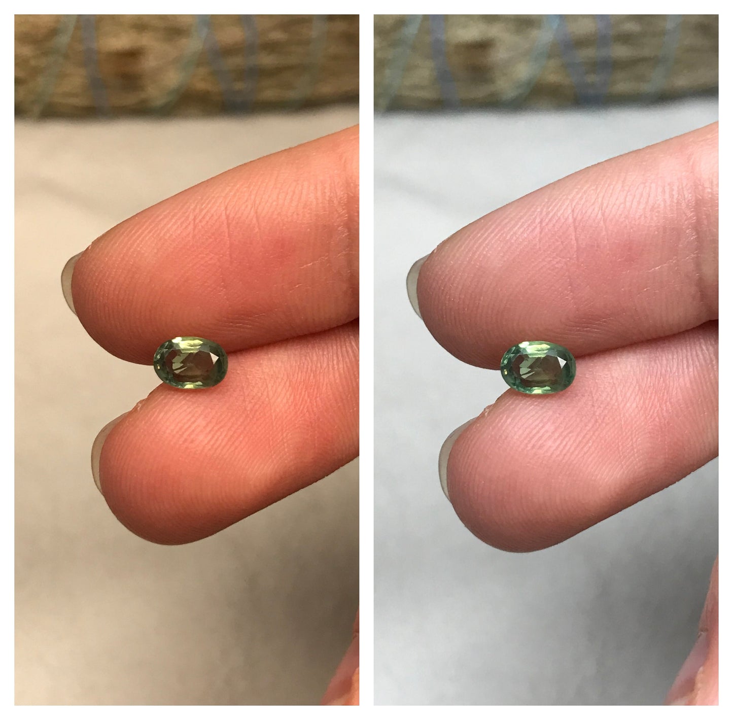 0.79 Carat Natural Alexandrite Chrysoberyl 6.1x4.3mm Loose Real Gemstone Faceted Gem Rare Color Change