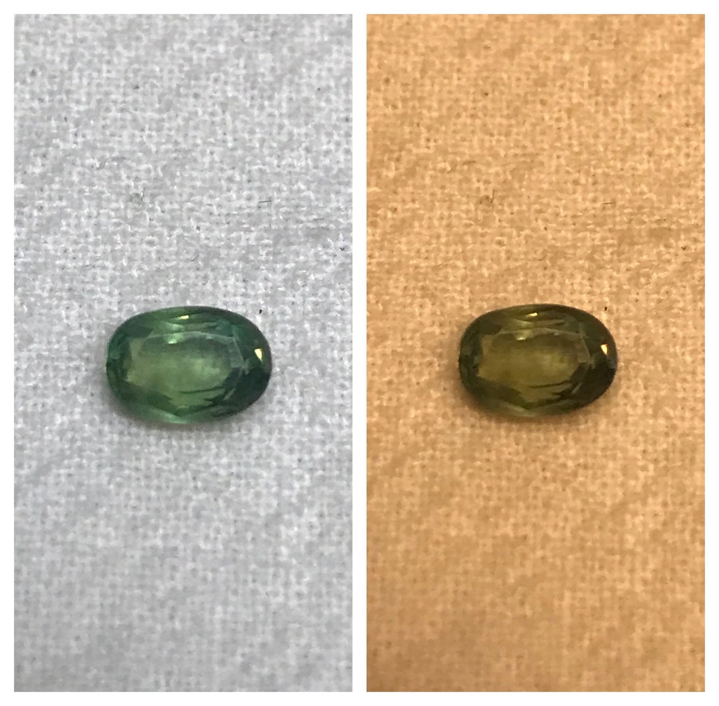0.79 Carat Natural Alexandrite Chrysoberyl 6.1x4.3mm Loose Real Gemstone Faceted Gem Rare Color Change