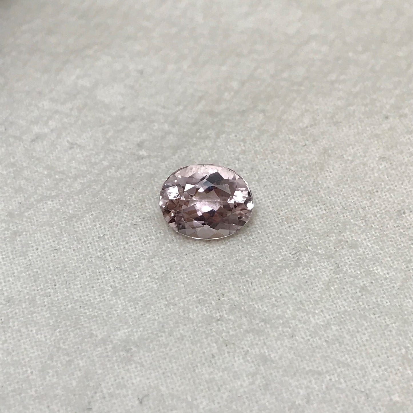 Pink Kunzite 10x8mm 3.13 carat Oval Cut Light Purple Pink Spodumene, Faceted Loose Gemstone, Morganite Substitute