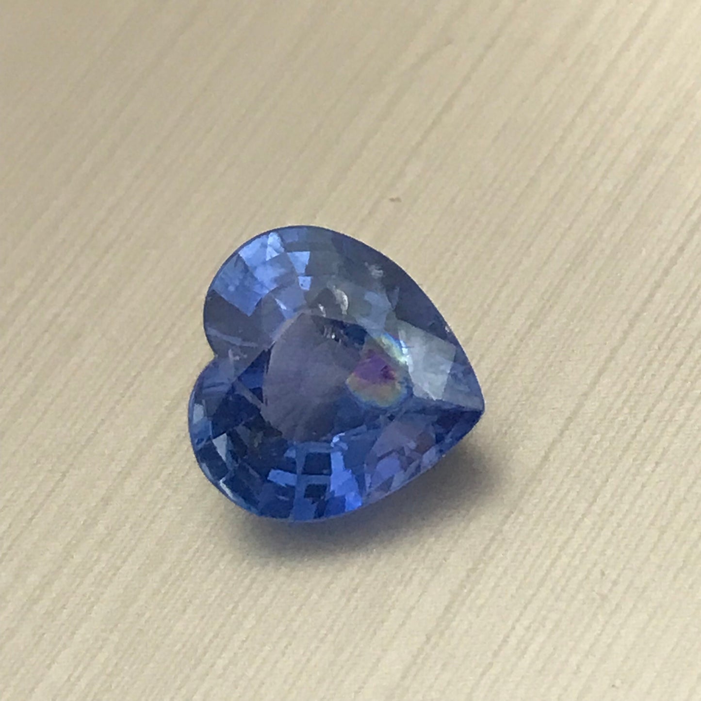 3.71 Carat Natural Blue Sapphire 10mm Heart Cut Corundum Light Blue Gem Faceted Loose Unmounted Gemstone