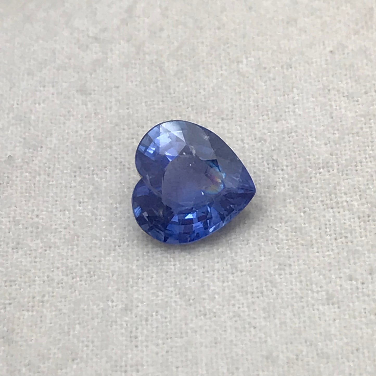 3.71 Carat Natural Blue Sapphire 10mm Heart Cut Corundum Light Blue Gem Faceted Loose Unmounted Gemstone