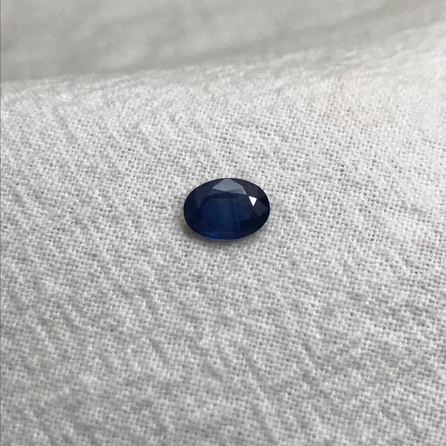 7x5mm Natural Blue Sapphire 0.75 Carat Oval Cut Heated Corundum, Unmounted Gem Faceted Loose Gemstone, US seller