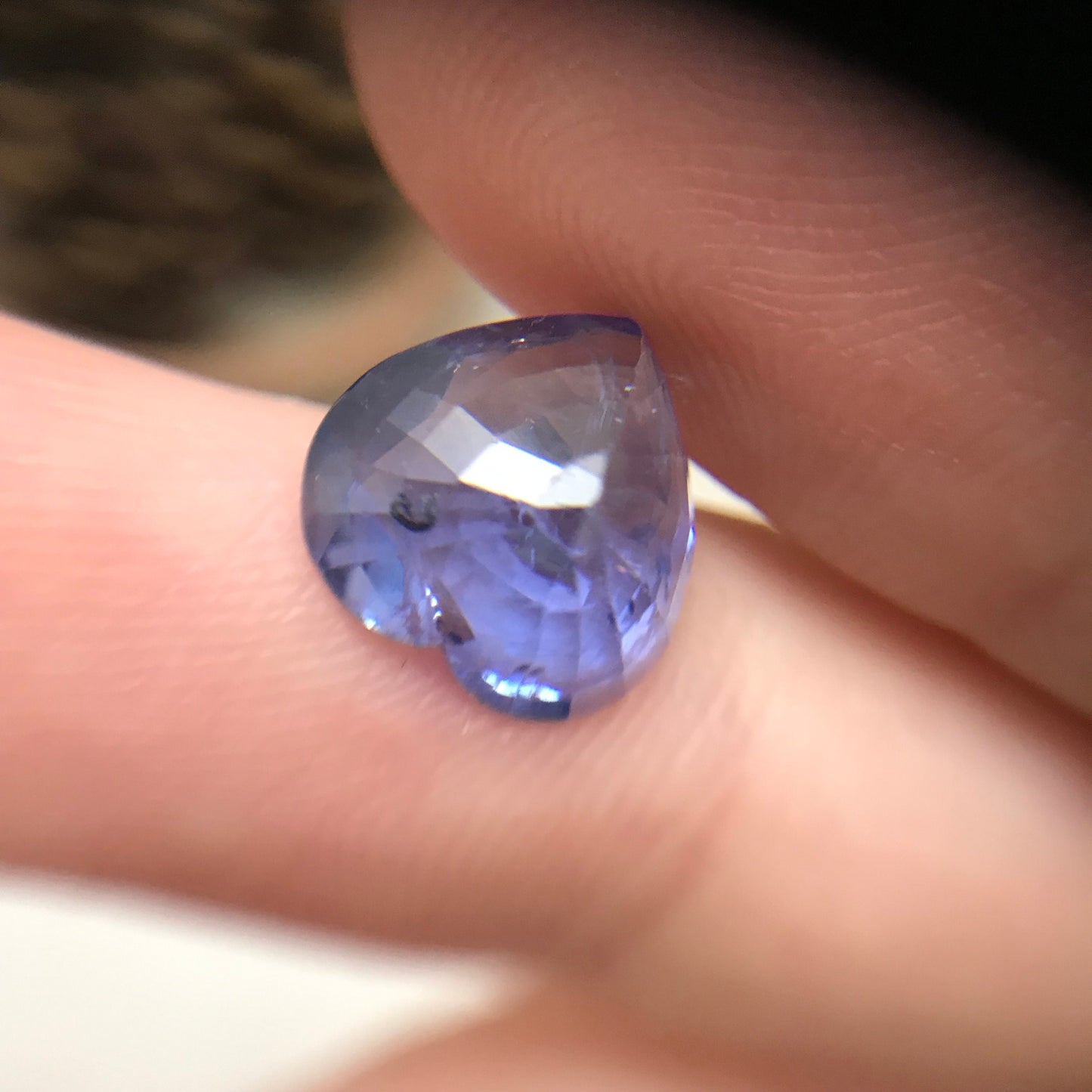 3.71 Carat Natural Blue Sapphire 10mm Heart Cut Corundum Light Blue Gem Faceted Loose Unmounted Gemstone