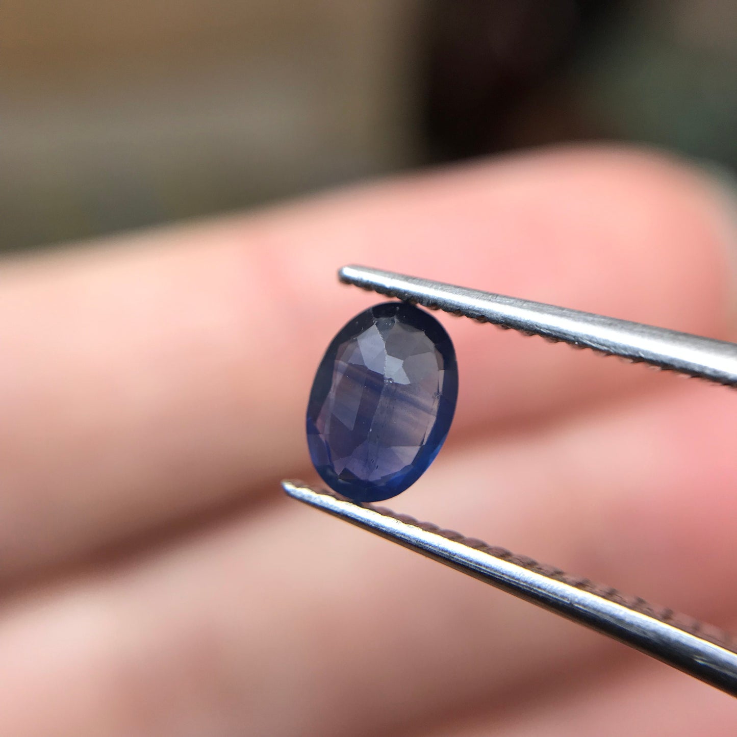 7x5mm Natural Blue Sapphire 0.75 Carat Oval Cut Heated Corundum, Unmounted Gem Faceted Loose Gemstone, US seller