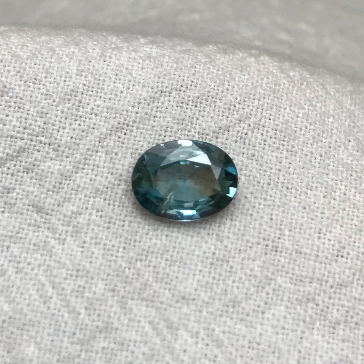 8x6mm Green Blue Zircon 1.65 carat Oval Loose Gemstone Unmounted, Sea Blue Zircon, December Birthstone, Natural Loose Zircon