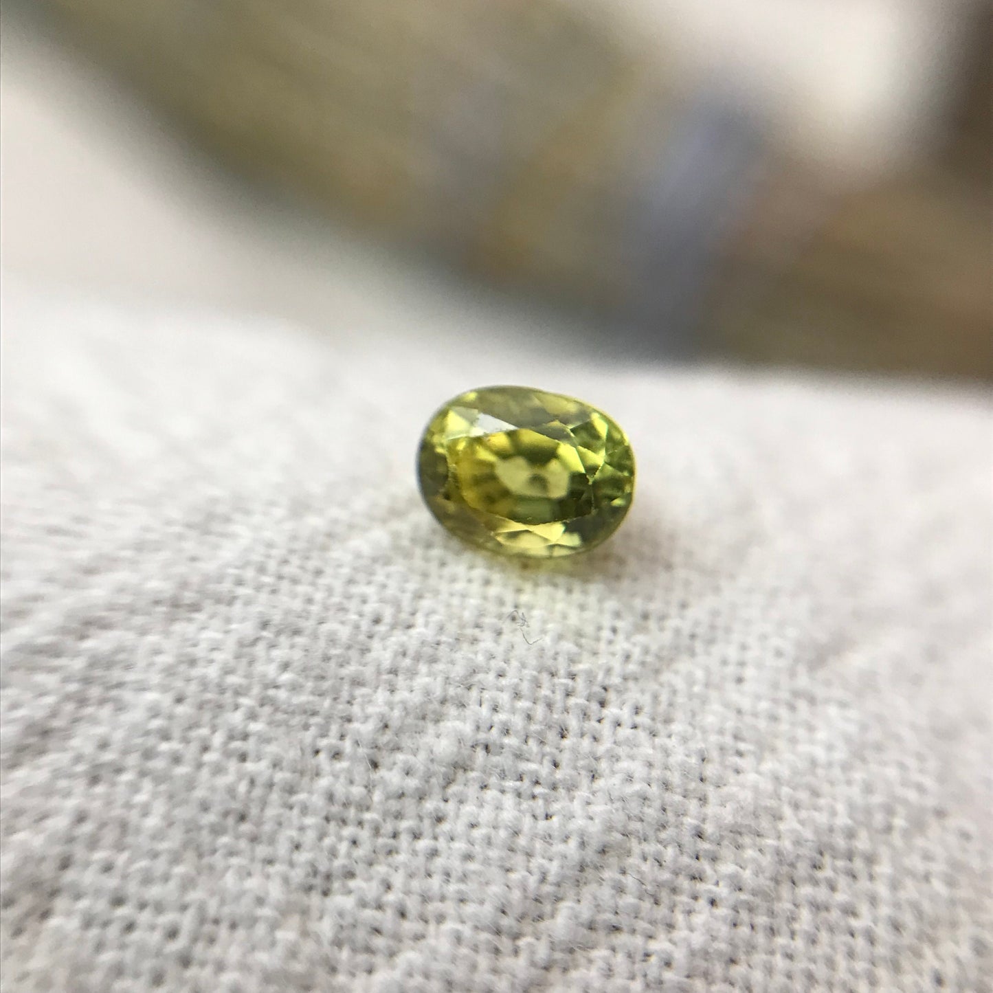 Natural Yellow Sapphire 5x4mm 0.57 Carats Oval Cut Corundum Faceted Loose  Gemstone, Heated Sapphire