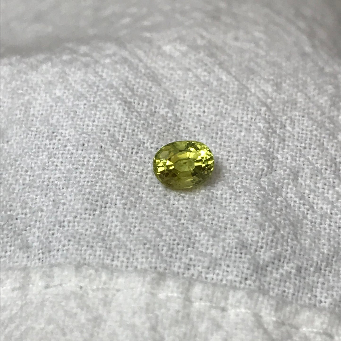 Natural Yellow Sapphire 5x4mm 0.57 Carats Oval Cut Corundum Faceted Loose  Gemstone, Heated Sapphire
