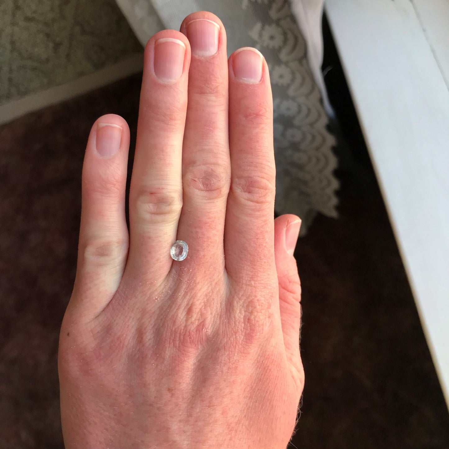 Natural Light Purple Sapphire 6.3x5.4mm 0.86 Carats Oval Cut Corundum Faceted Loose Unmounted Gem, Earth Mined Sapphire