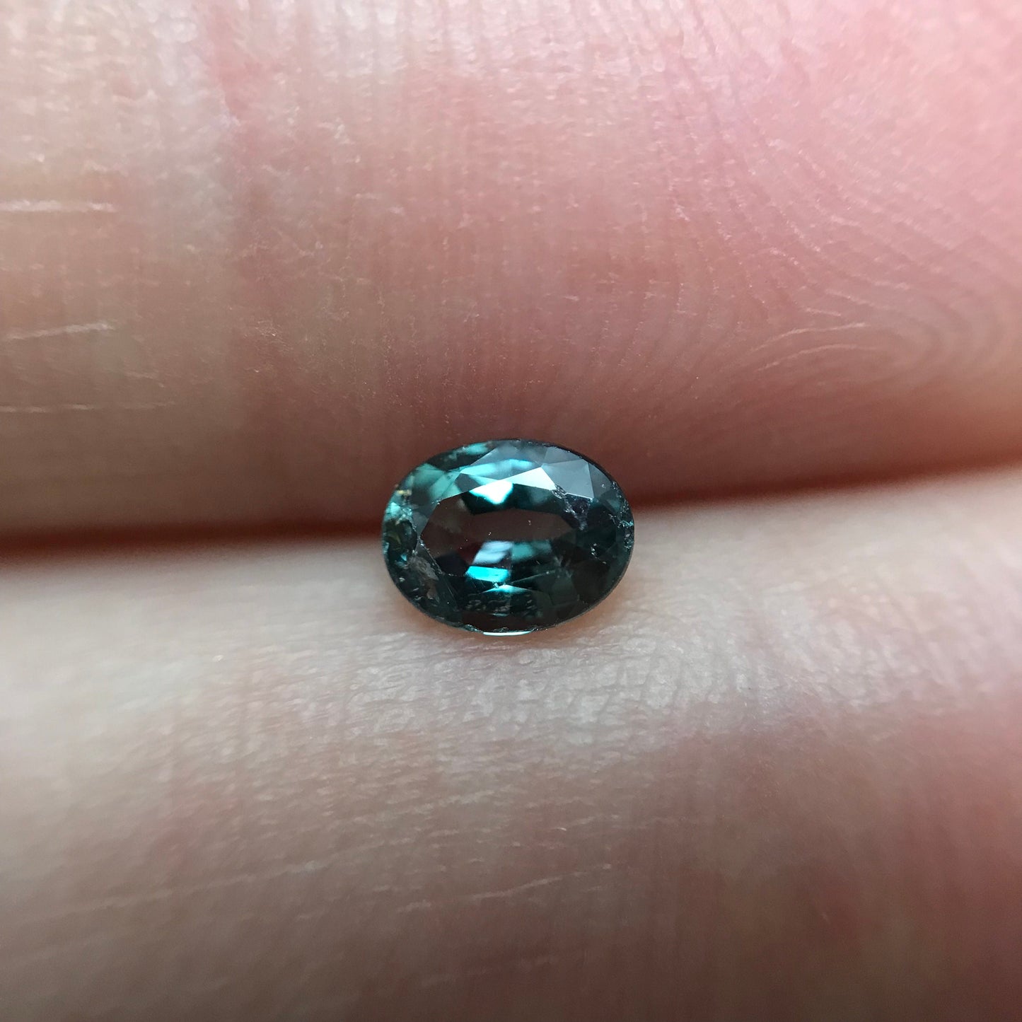 0.33 ct Natural Alexandrite Chrysoberyl 4.8x3.7mm Green Violet Loose Real Gemstone Faceted Gem Rare Carat Color Change Oval