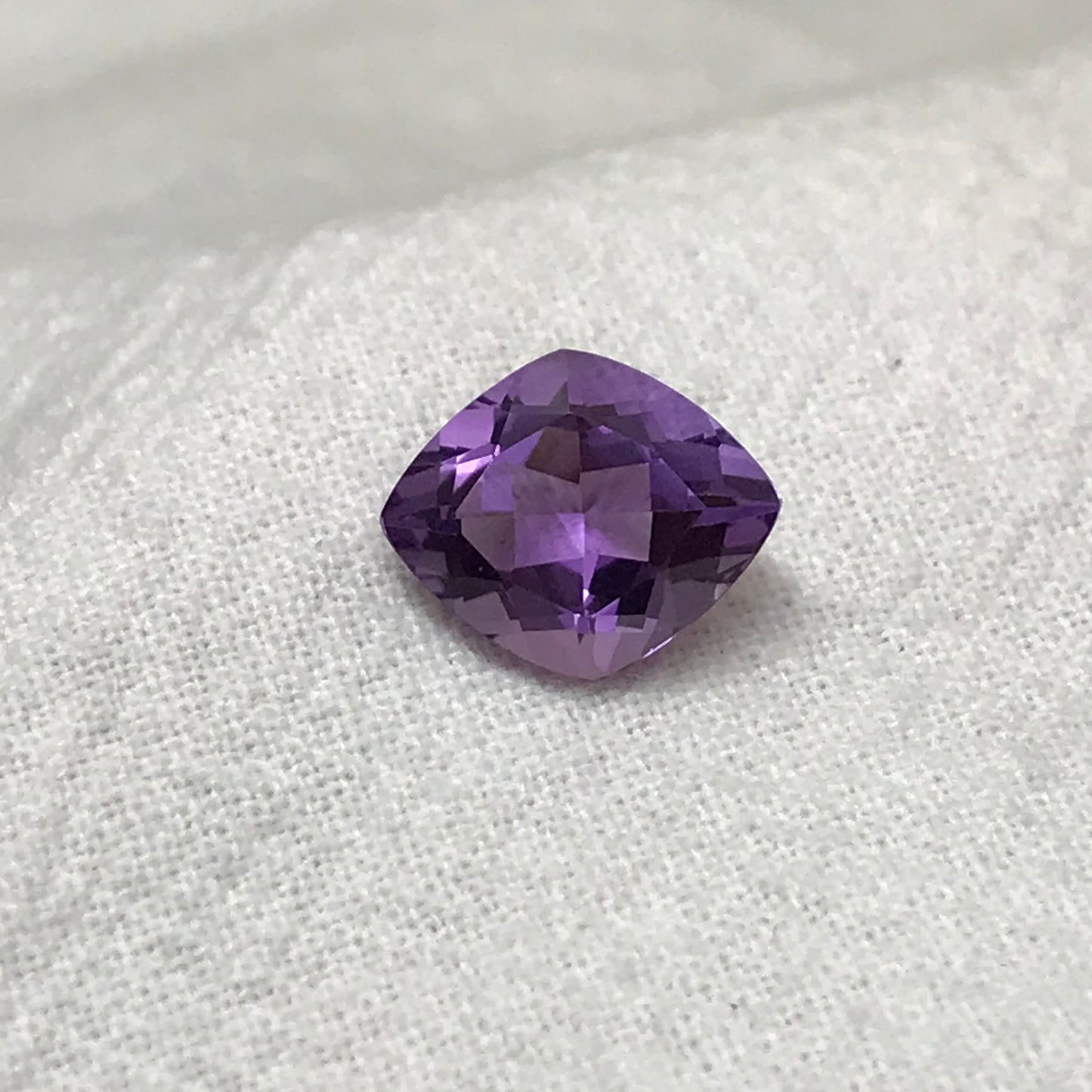 Fancy Purple Amethyst 2.35 Carat, 11x9mm Lozenge Cut Loose Natural Amethyst, Faceted Purple, February Birthstone Gem, US Seller