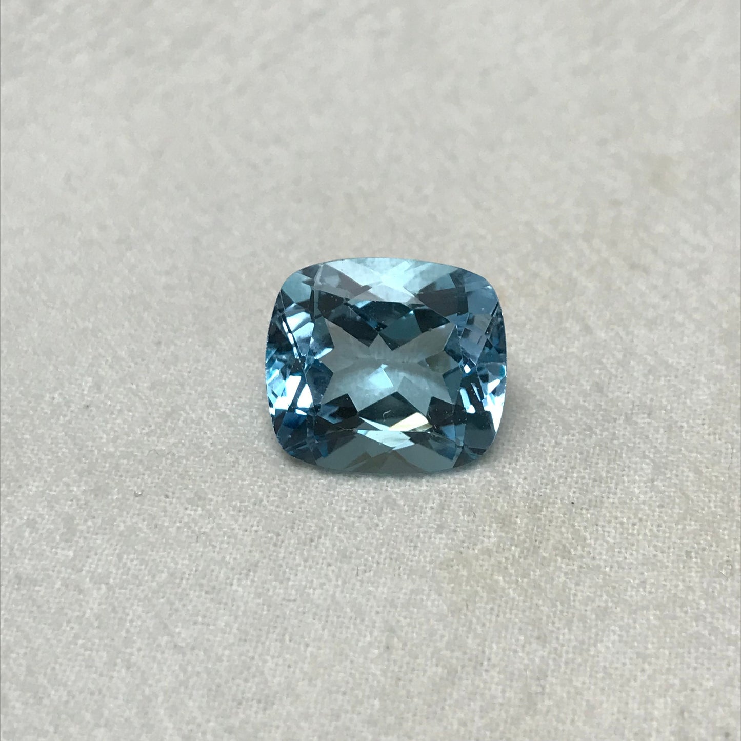 18.56 ct Sky Blue Topaz 16x14.5 Cushion Cut Loose Gemstone Blue Topaz, Recycled Faceted Blue Topaz, December Birthstone