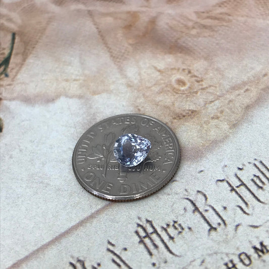 Natural Light Violet Blue Sapphire 0.88 carat 6 x 5.2 mm Pear Cut, Faceted Loose Gemstone Light Purple Blue Unmounted Gem 6 x 5mm