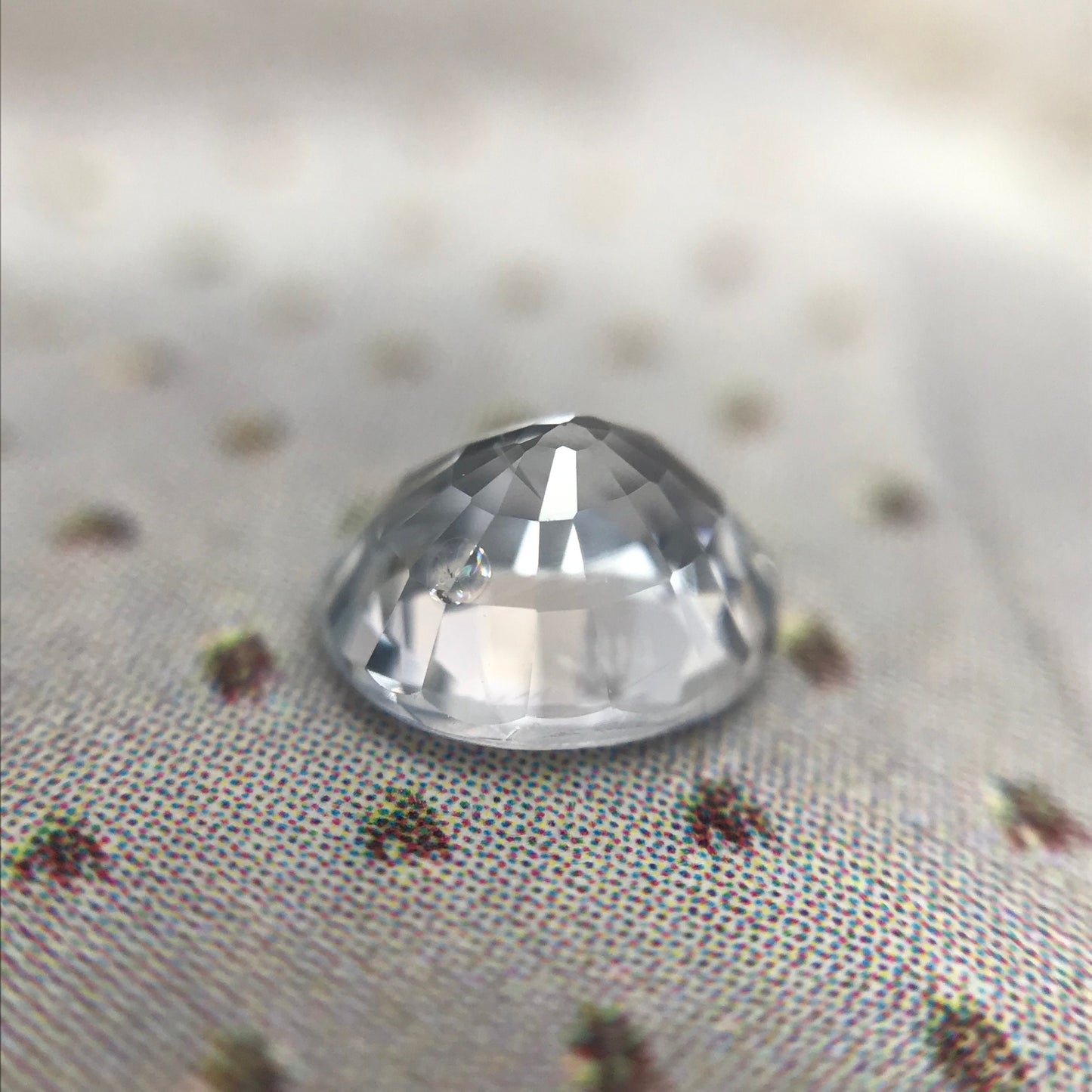 Natural Sapphire 0.70 carat 5.5x4.5 mm Oval Cut, Faceted Loose Gemstone Very Light Blue Almost Clear Unmounted Gem