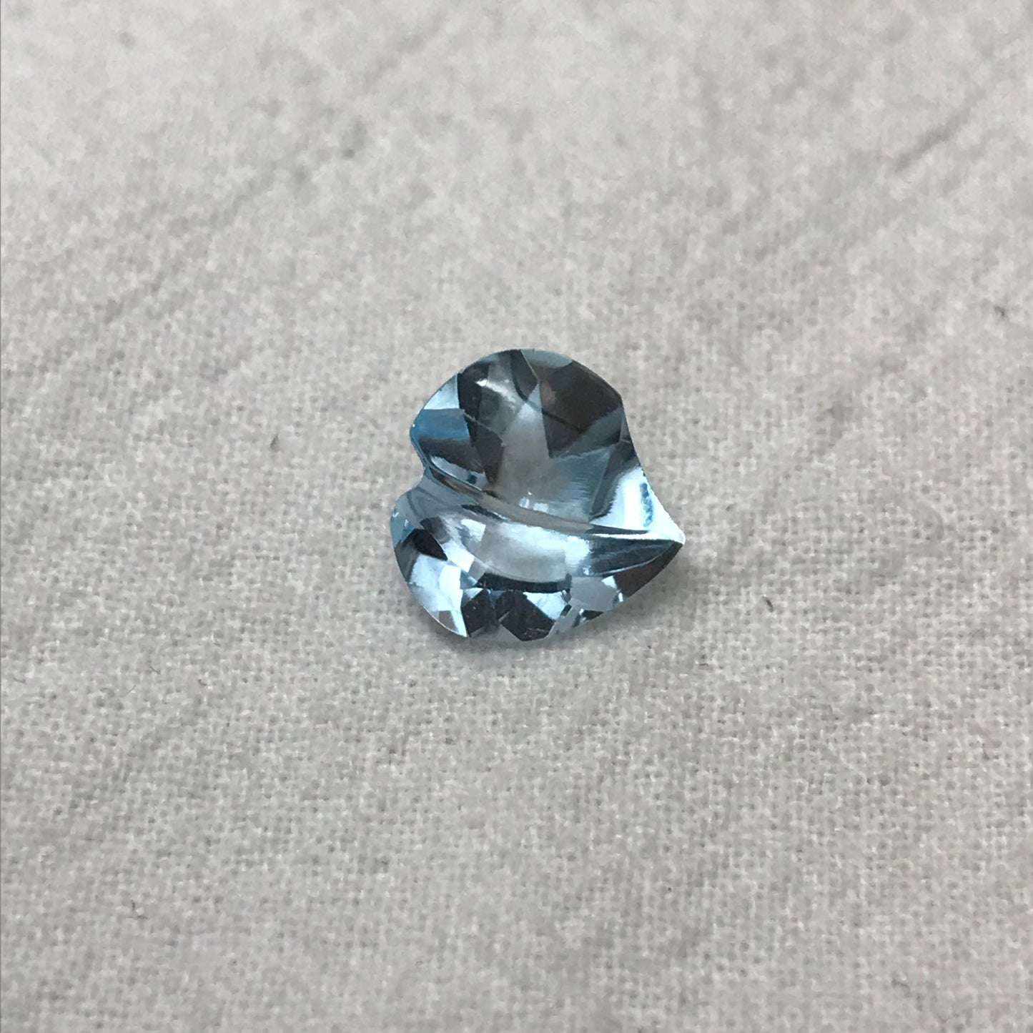 Blue Topaz Heart 10mm Loose Topaz 3.47 carats, Fancy Heart Shape Gemstone Real Topaz, Recycled/Reclaimed Gem