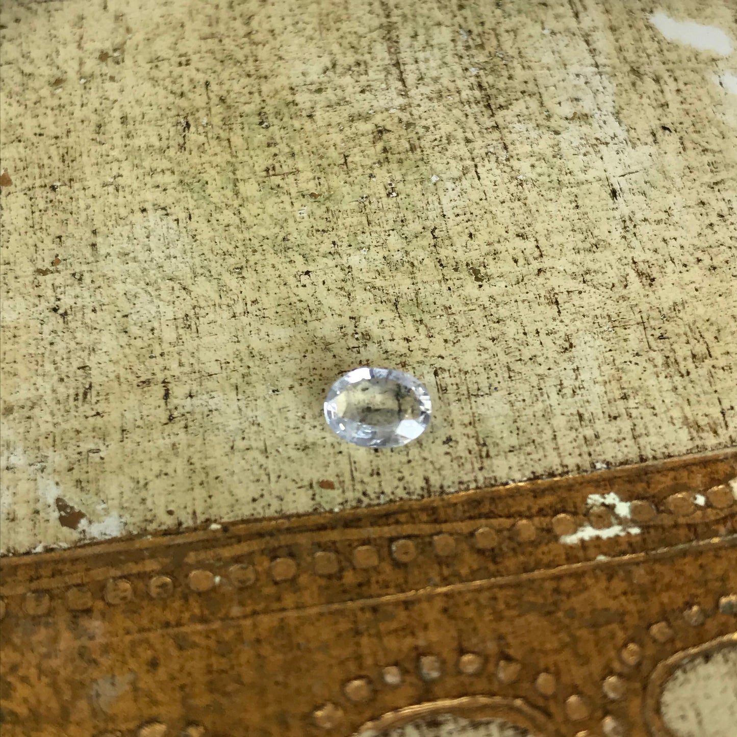 Natural Sapphire 0.72 carat 6.4x5mm Oval Cut, Faceted Loose Gemstone Very Light Purplish Blue Unmounted Gem Faint Color Sapphire